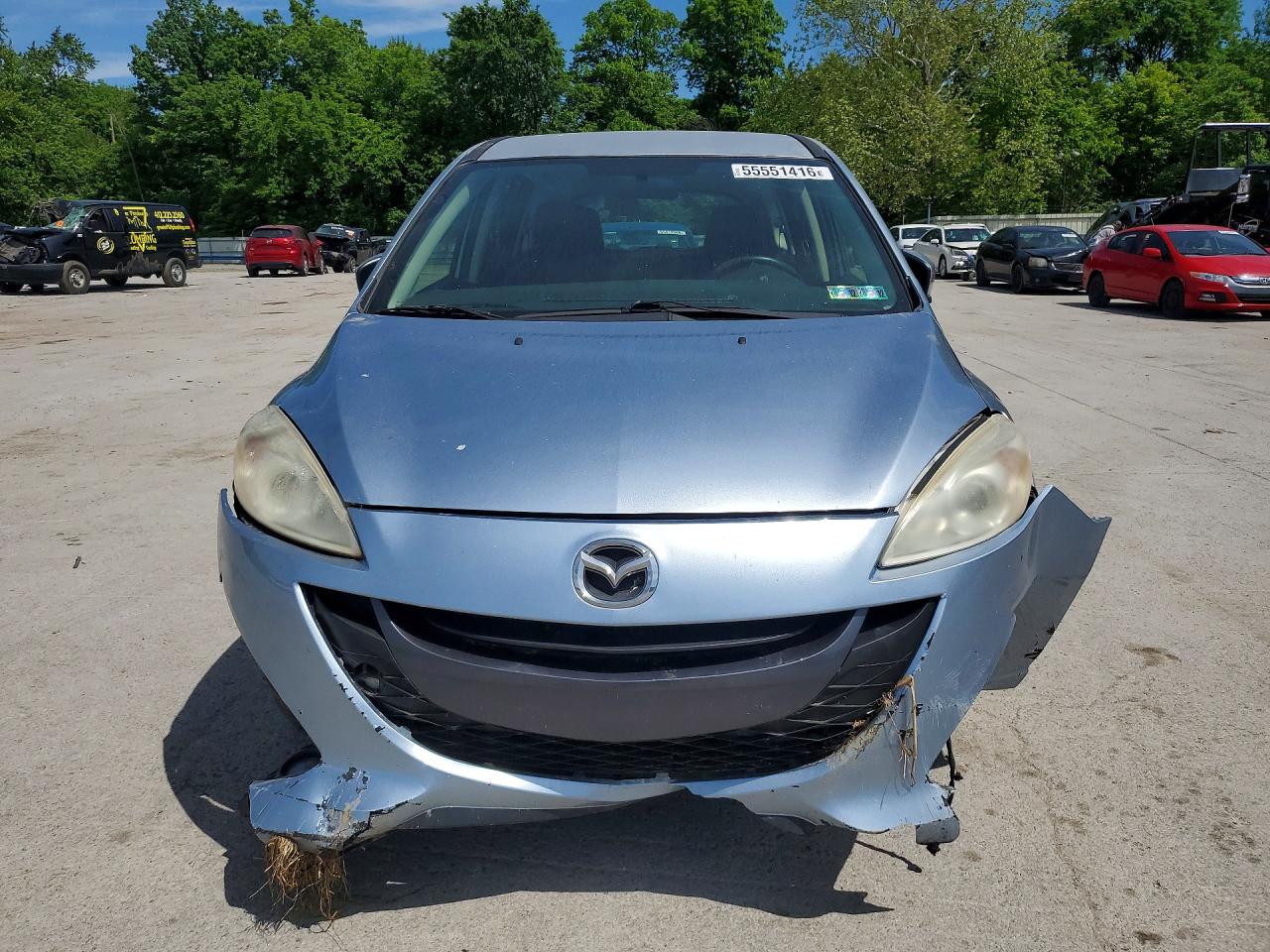2012 Mazda 5 Blue vin: JM1CW2CLXC0134127