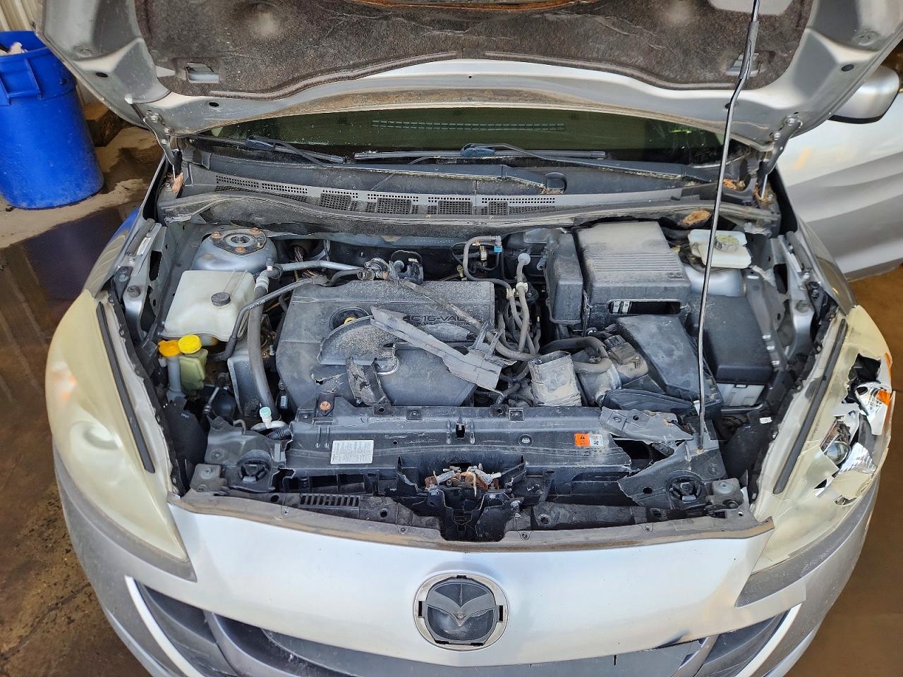 2012 Mazda 5 Silver vin: JM1CW2CLXC0141787