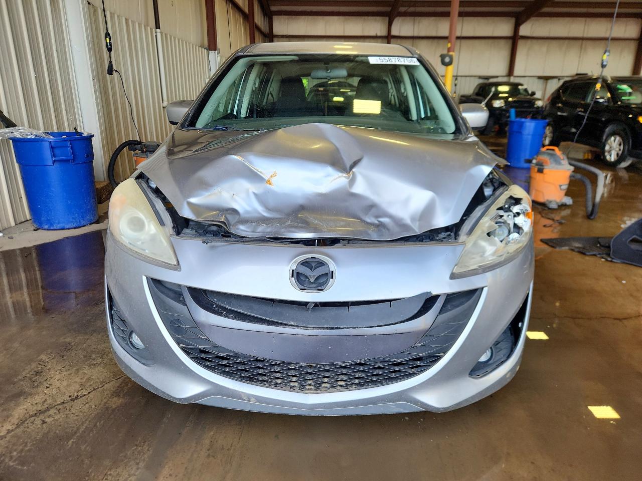 2012 Mazda 5 Silver vin: JM1CW2CLXC0141787