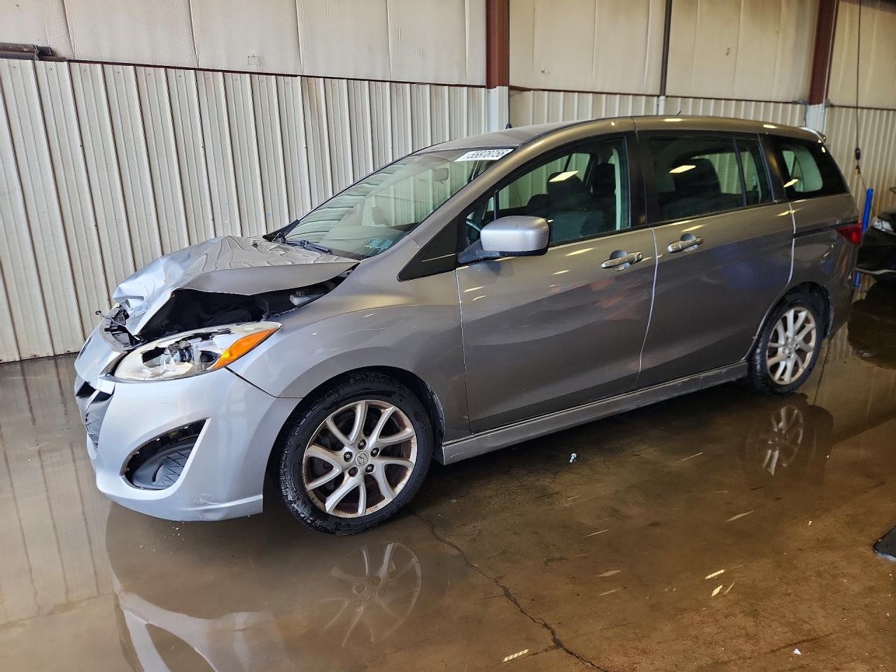 2012 Mazda 5 Silver vin: JM1CW2CLXC0141787