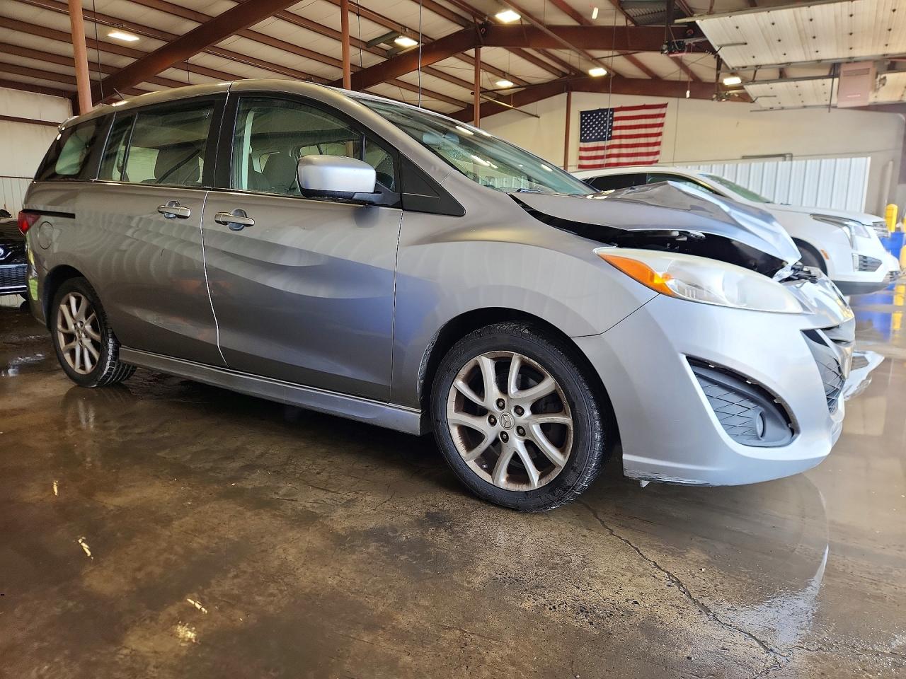 2012 Mazda 5 Silver vin: JM1CW2CLXC0141787