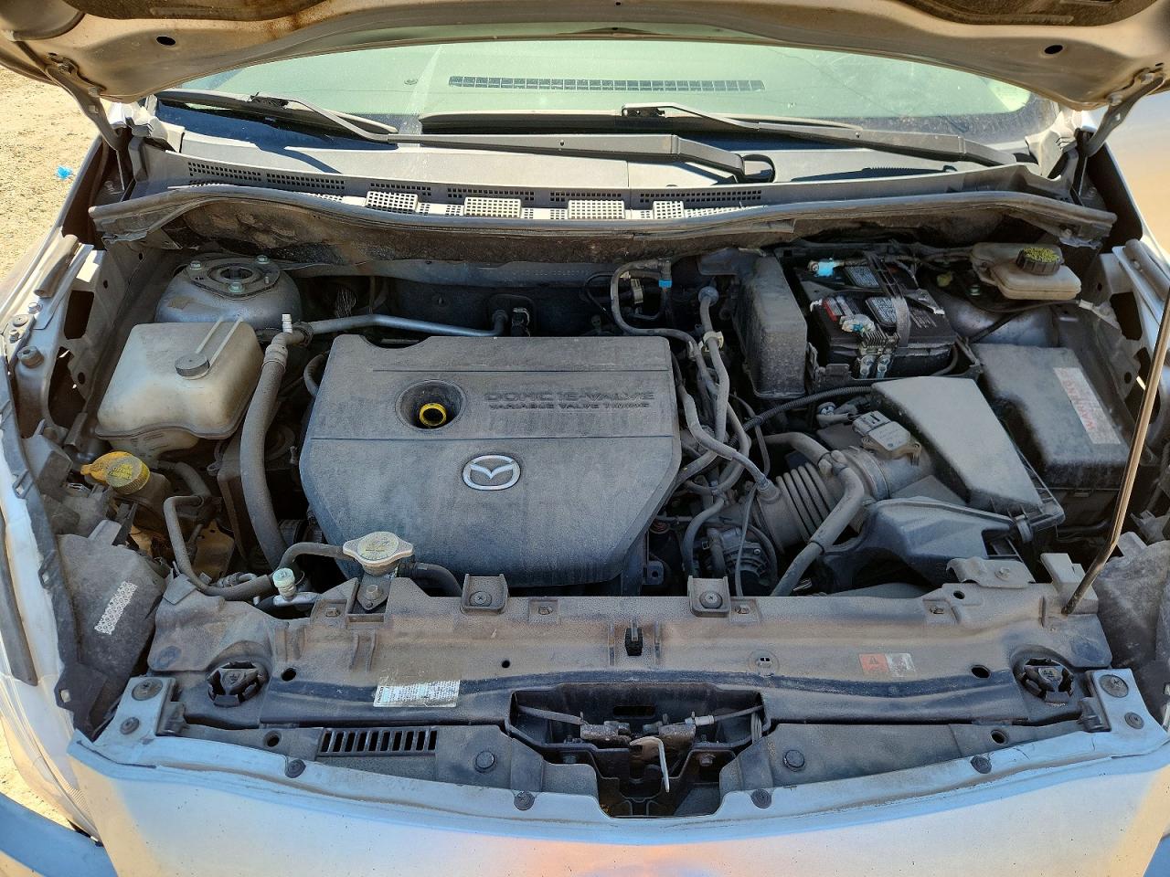 2013 Mazda 5 Silver vin: JM1CW2CLXD0150779