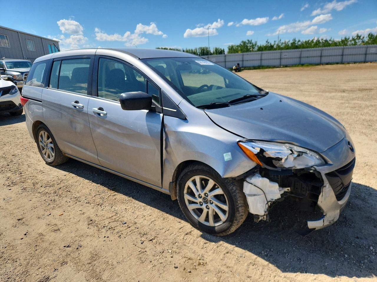 2013 Mazda 5 Silver vin: JM1CW2CLXD0150779