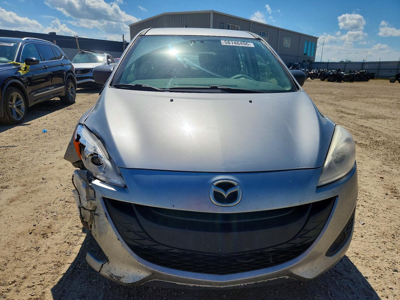 2013 Mazda 5 Silver vin: JM1CW2CLXD0150779
