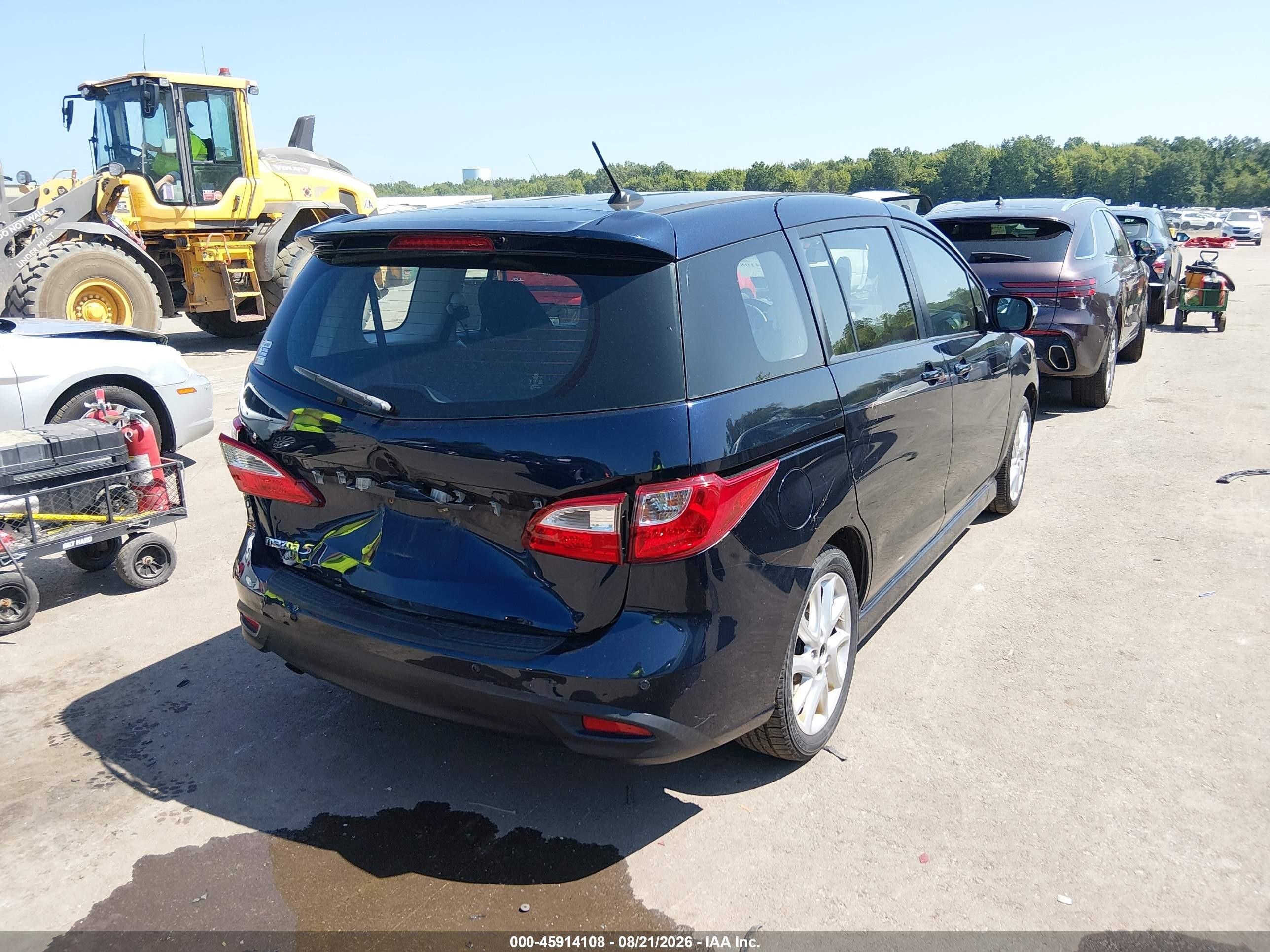 2014 Mazda Mazda5 Touring Dark Blue vin: JM1CW2CLXE0171133