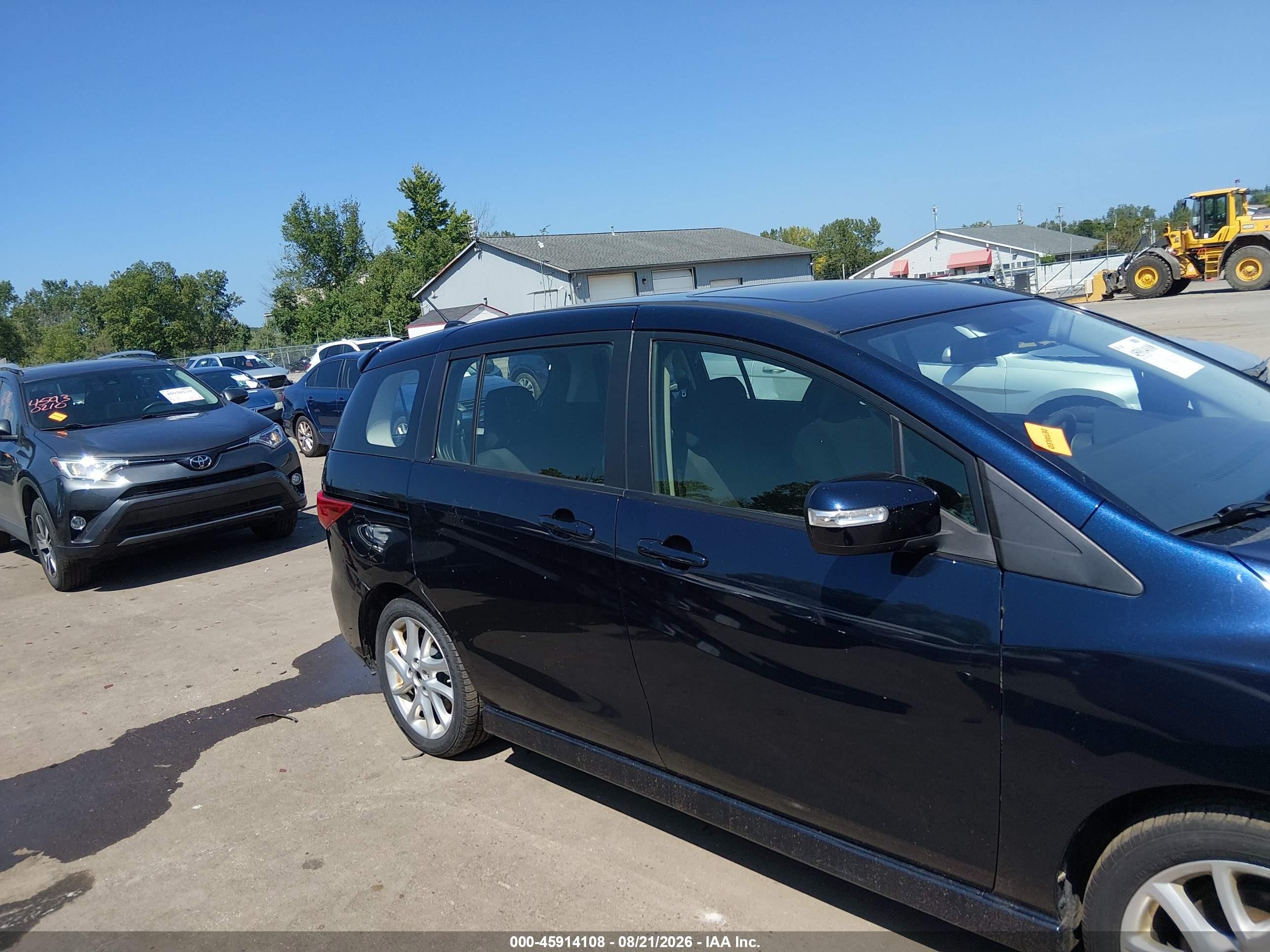 2014 Mazda Mazda5 Touring Dark Blue vin: JM1CW2CLXE0171133