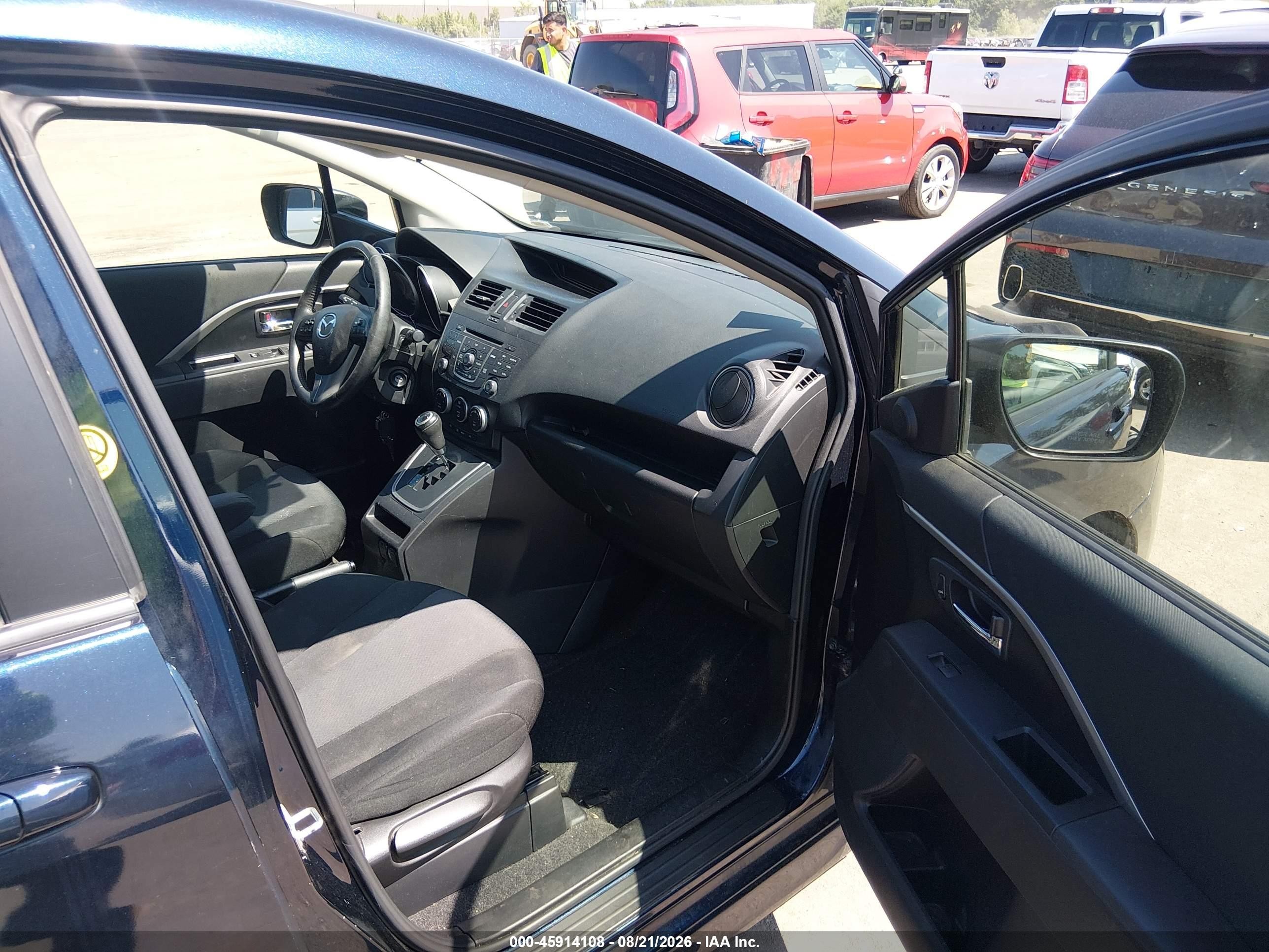 2014 Mazda Mazda5 Touring Dark Blue vin: JM1CW2CLXE0171133