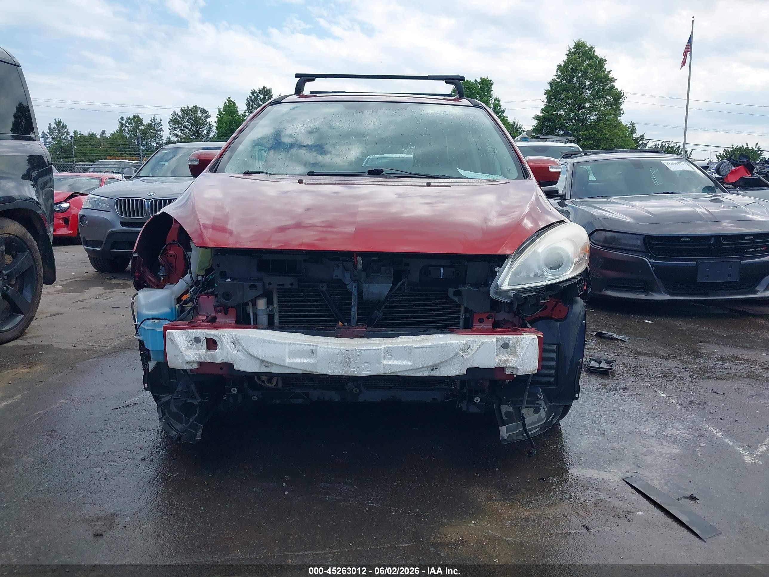 2014 Mazda Mazda5 Grand Touring Красный vin: JM1CW2DL0E0168031