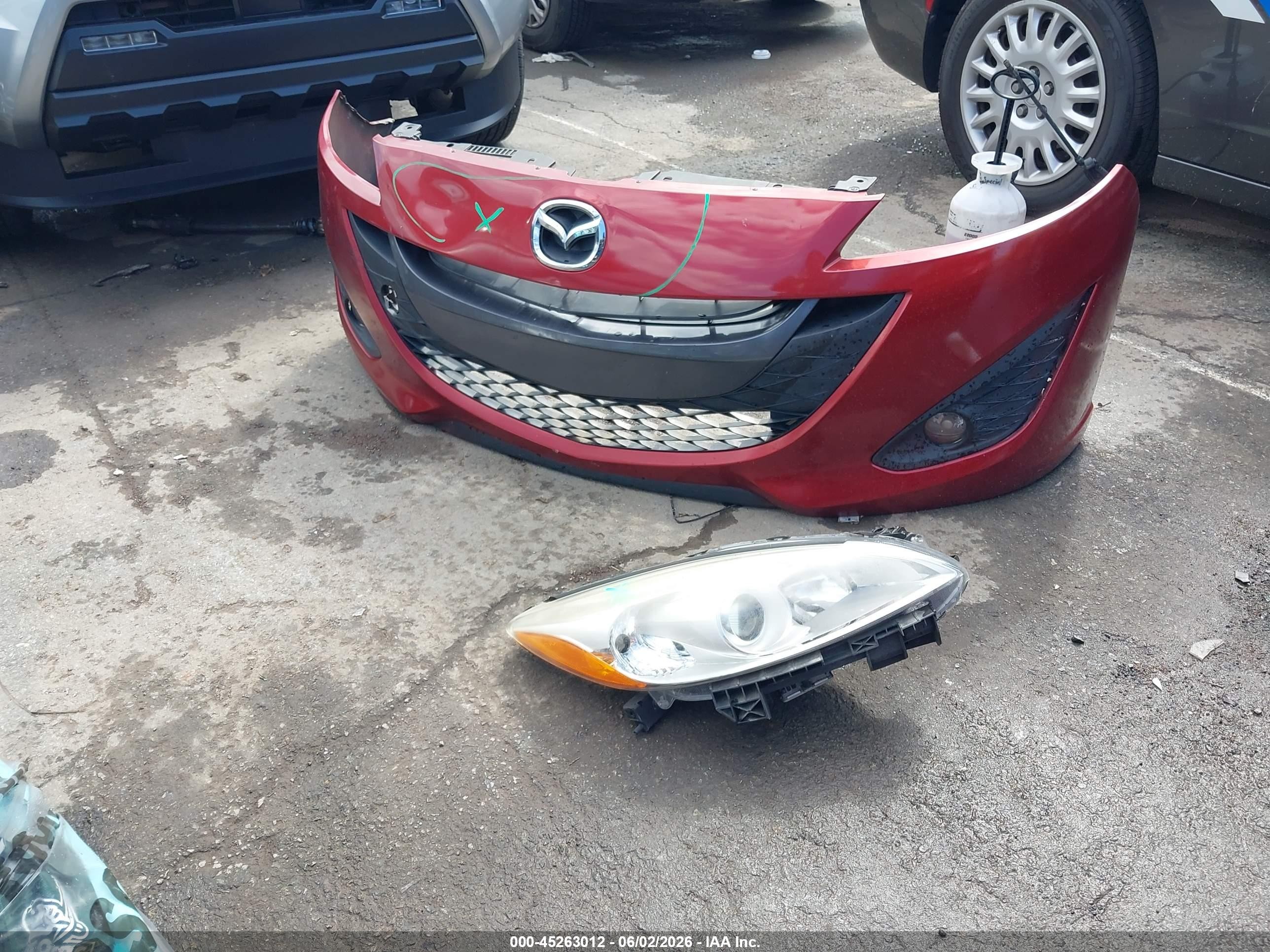 2014 Mazda Mazda5 Grand Touring Красный vin: JM1CW2DL0E0168031