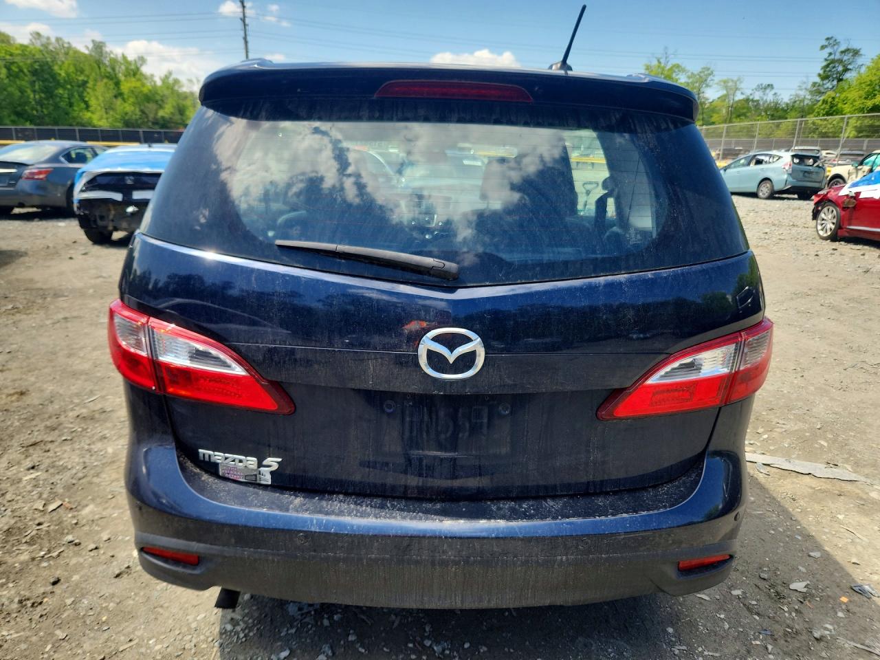 2014 Mazda 5 Grand Touring Blue vin: JM1CW2DL0E0168269