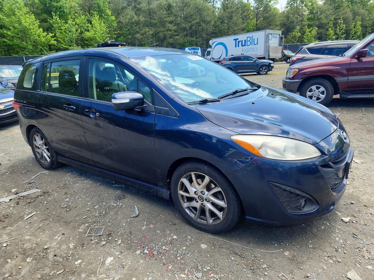 2014 Mazda 5 Grand Touring Blue vin: JM1CW2DL0E0168269
