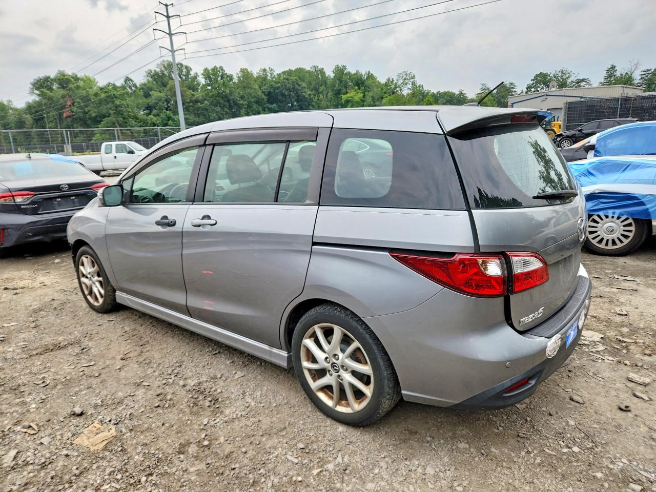 2014 Mazda 5 Grand Touring Silver vin: JM1CW2DL0E0168353