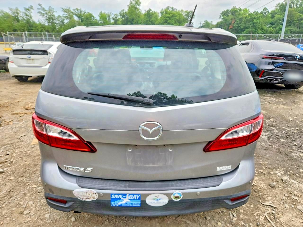 2014 Mazda 5 Grand Touring Silver vin: JM1CW2DL0E0168353