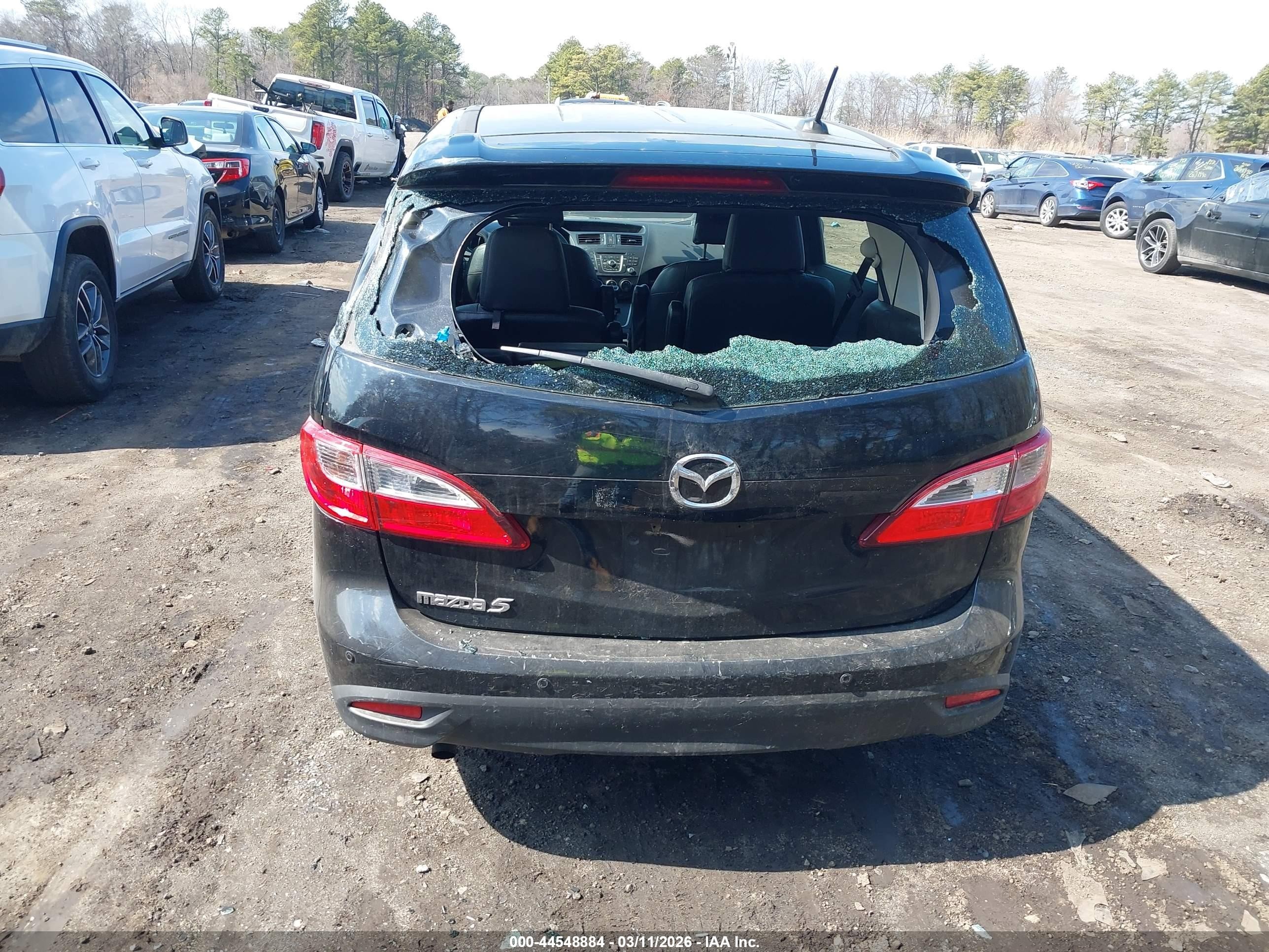 2014 Mazda Mazda5 Grand Touring Black vin: JM1CW2DL0E0169969