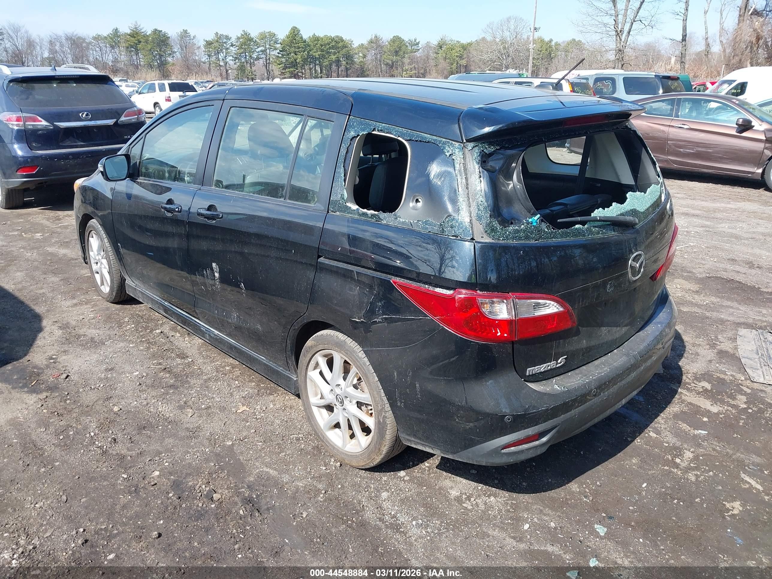 2014 Mazda Mazda5 Grand Touring Black vin: JM1CW2DL0E0169969