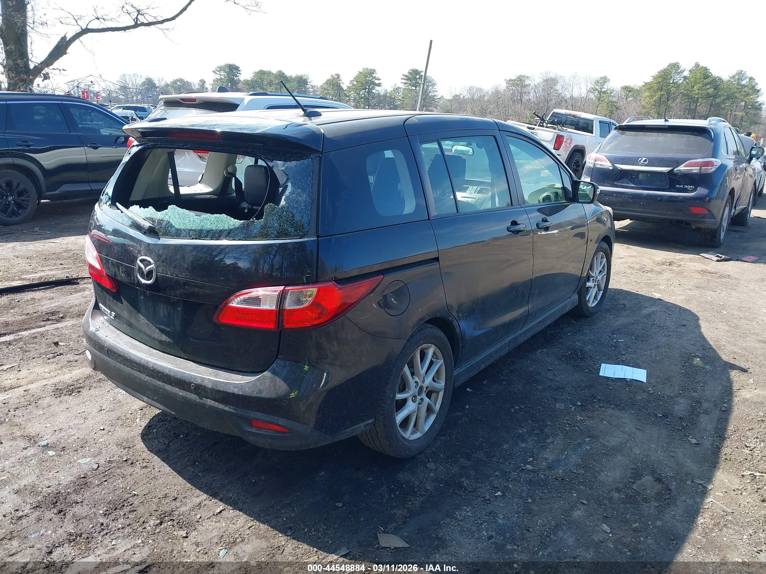 2014 Mazda Mazda5 Grand Touring Black vin: JM1CW2DL0E0169969