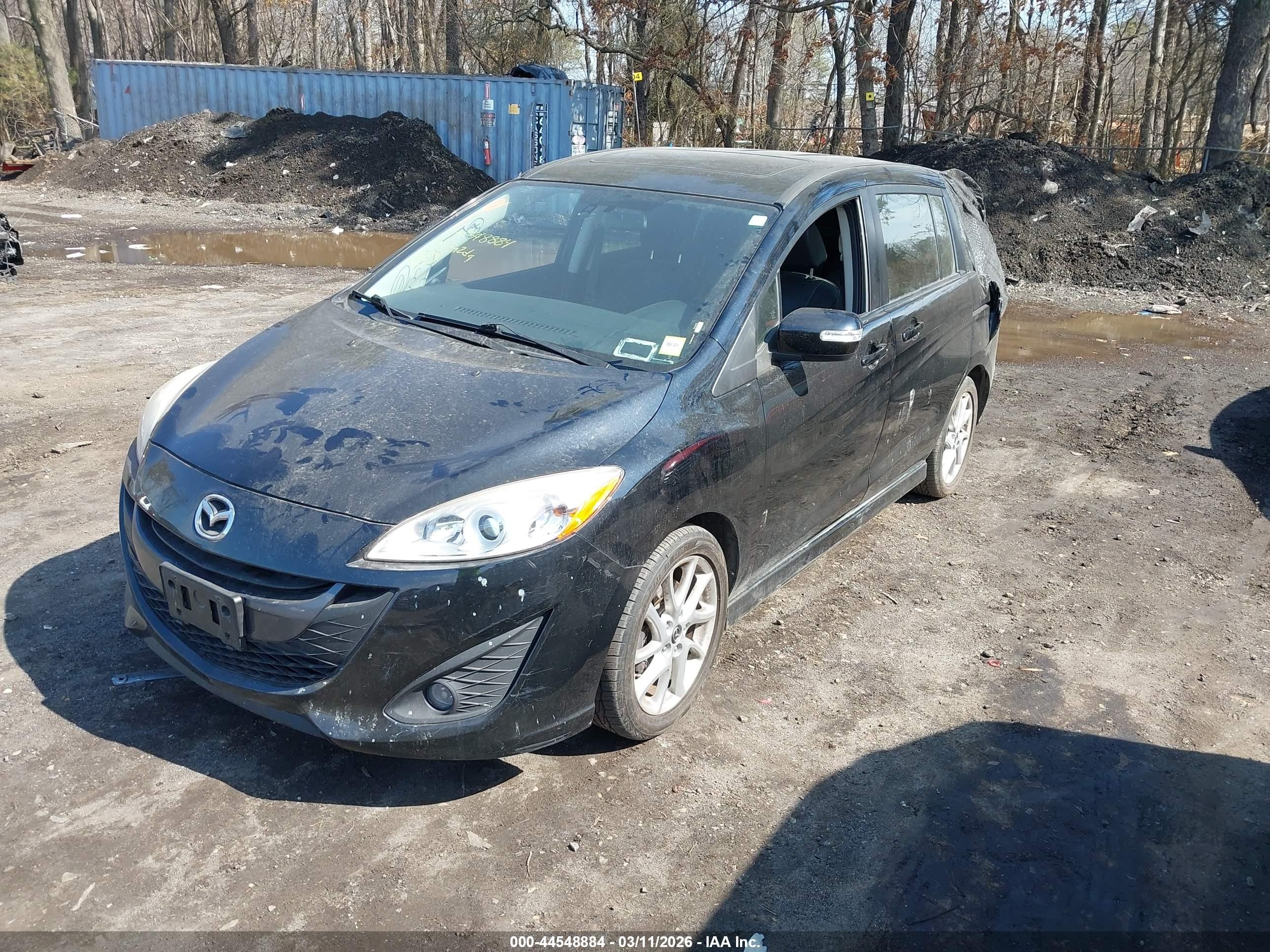 2014 Mazda Mazda5 Grand Touring Black vin: JM1CW2DL0E0169969