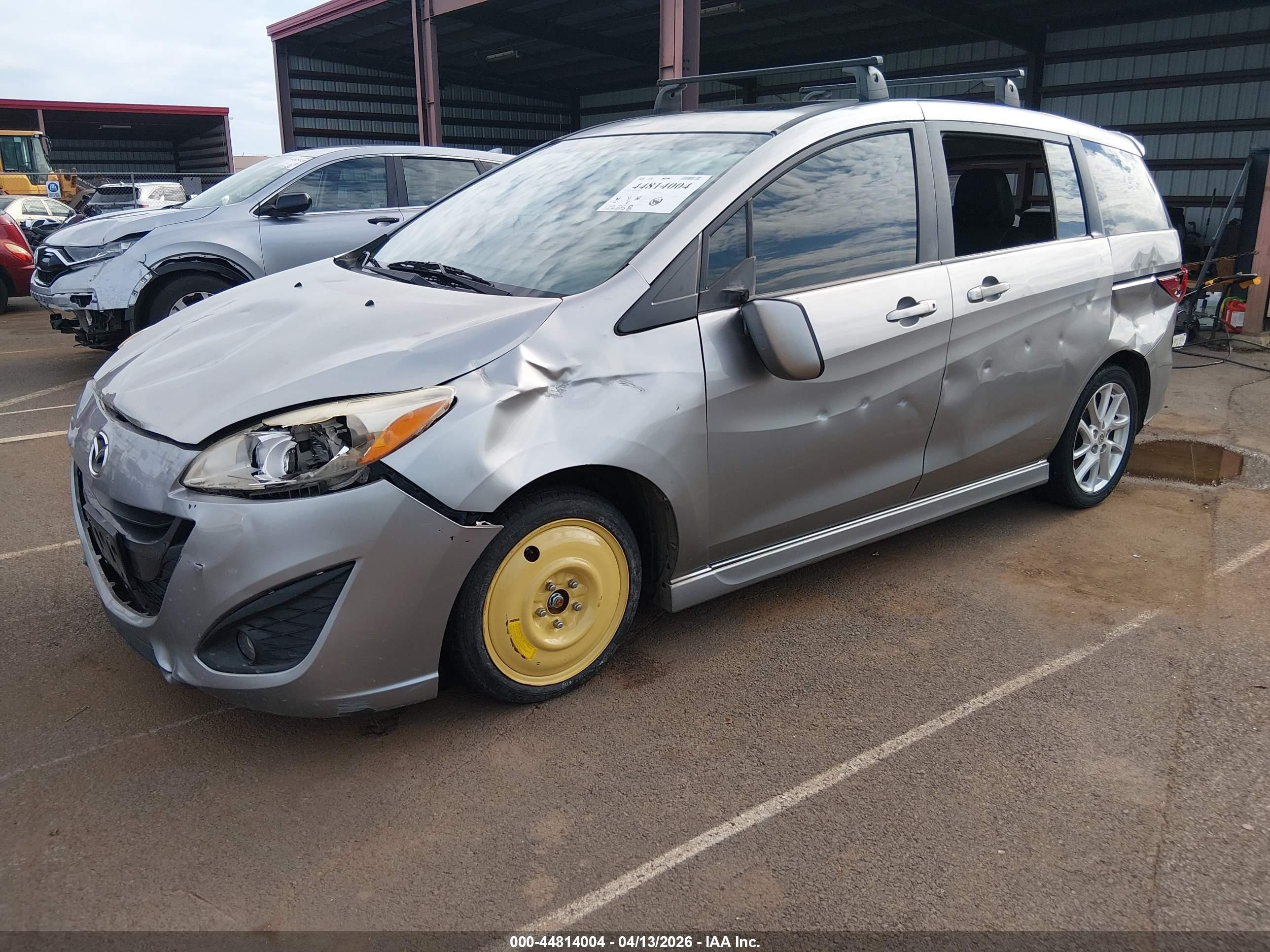 2012 Mazda Mazda5 Grand Touring Gray vin: JM1CW2DL1C0102634