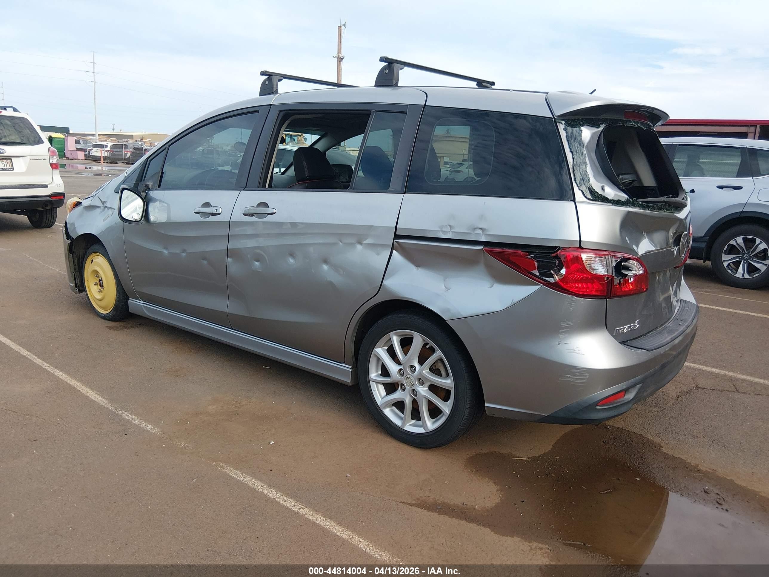 2012 Mazda Mazda5 Grand Touring Gray vin: JM1CW2DL1C0102634