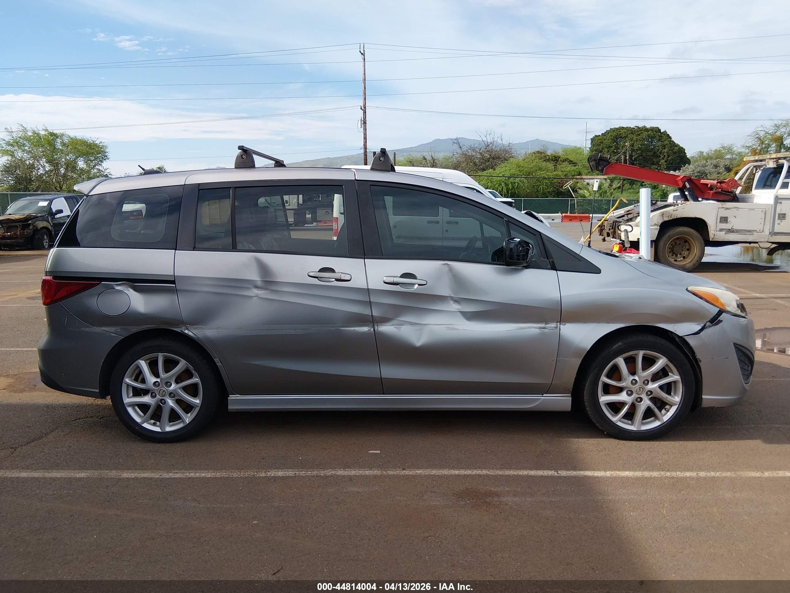 2012 Mazda Mazda5 Grand Touring Gray vin: JM1CW2DL1C0102634