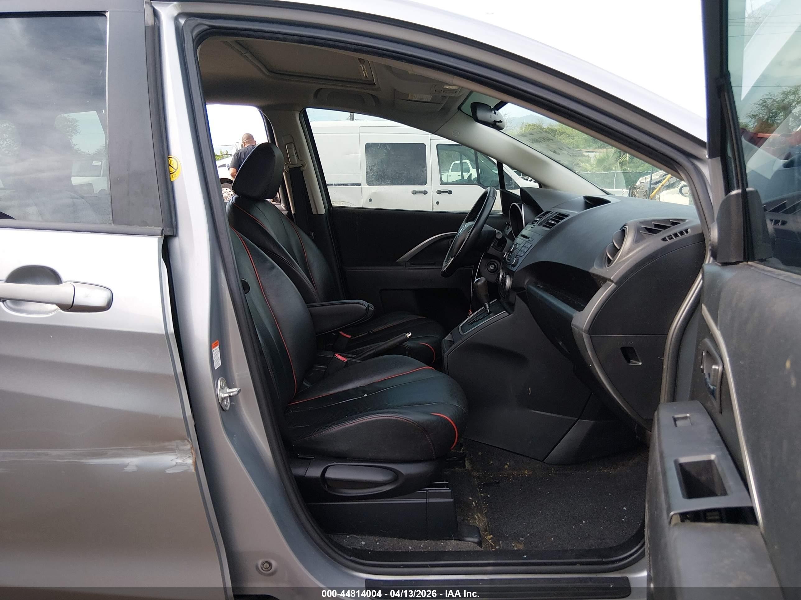 2012 Mazda Mazda5 Grand Touring Gray vin: JM1CW2DL1C0102634