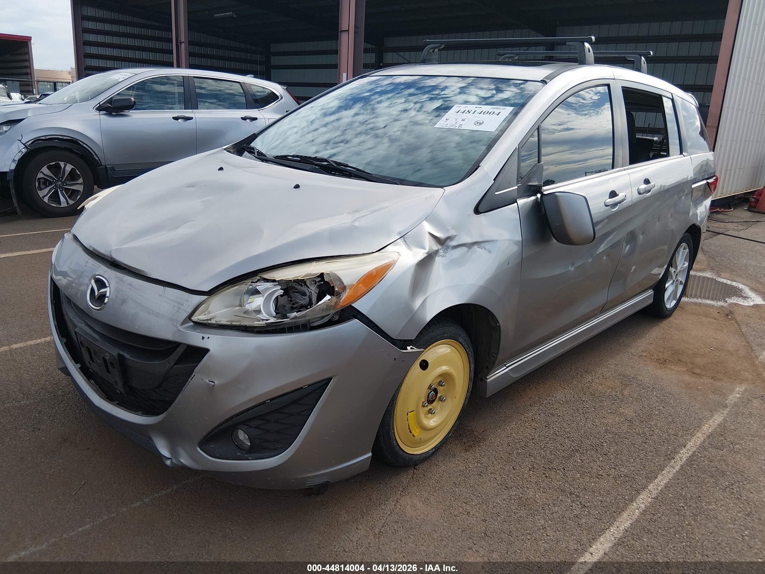 2012 Mazda Mazda5 Grand Touring Gray vin: JM1CW2DL1C0102634