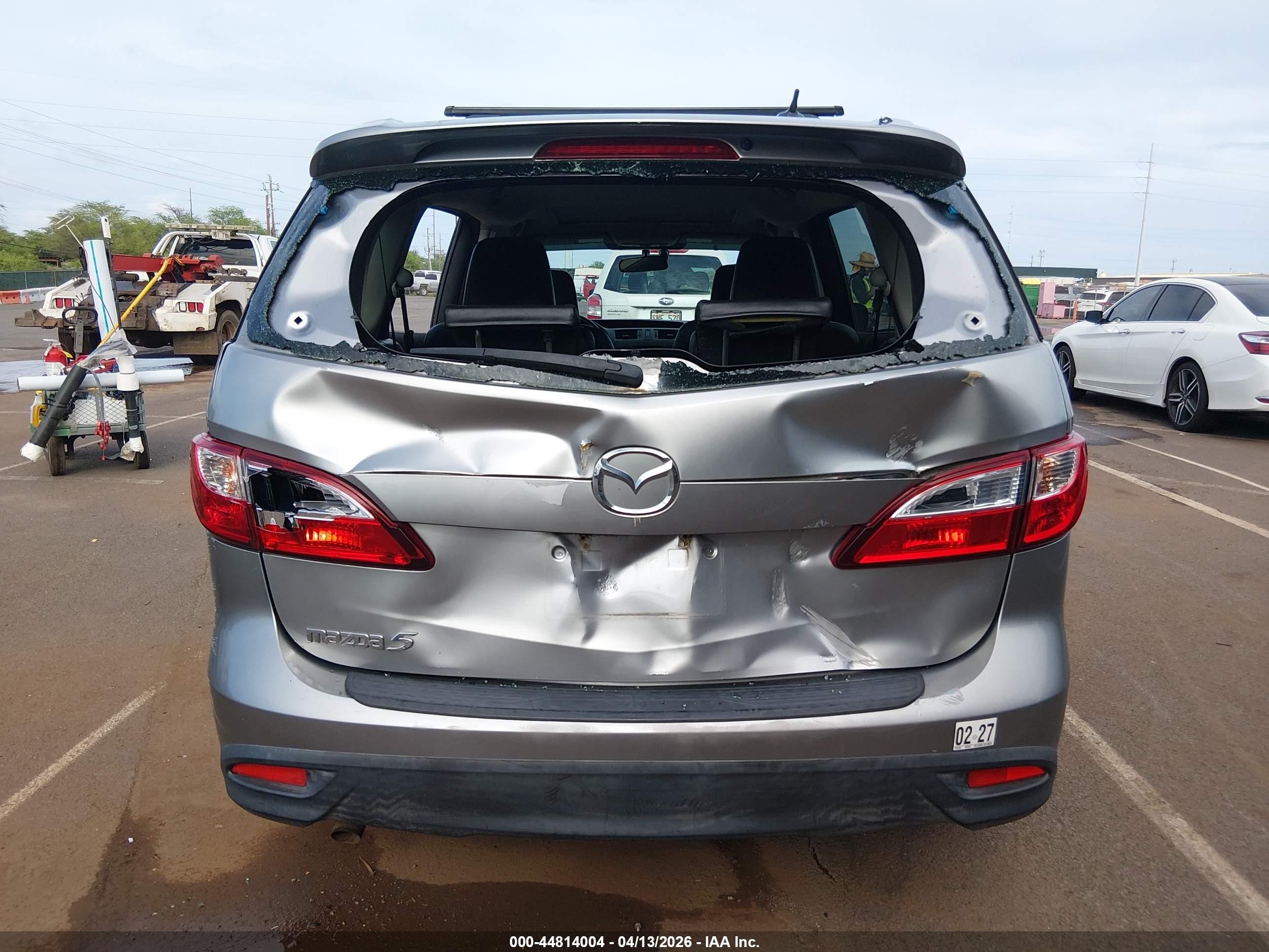 2012 Mazda Mazda5 Grand Touring Gray vin: JM1CW2DL1C0102634