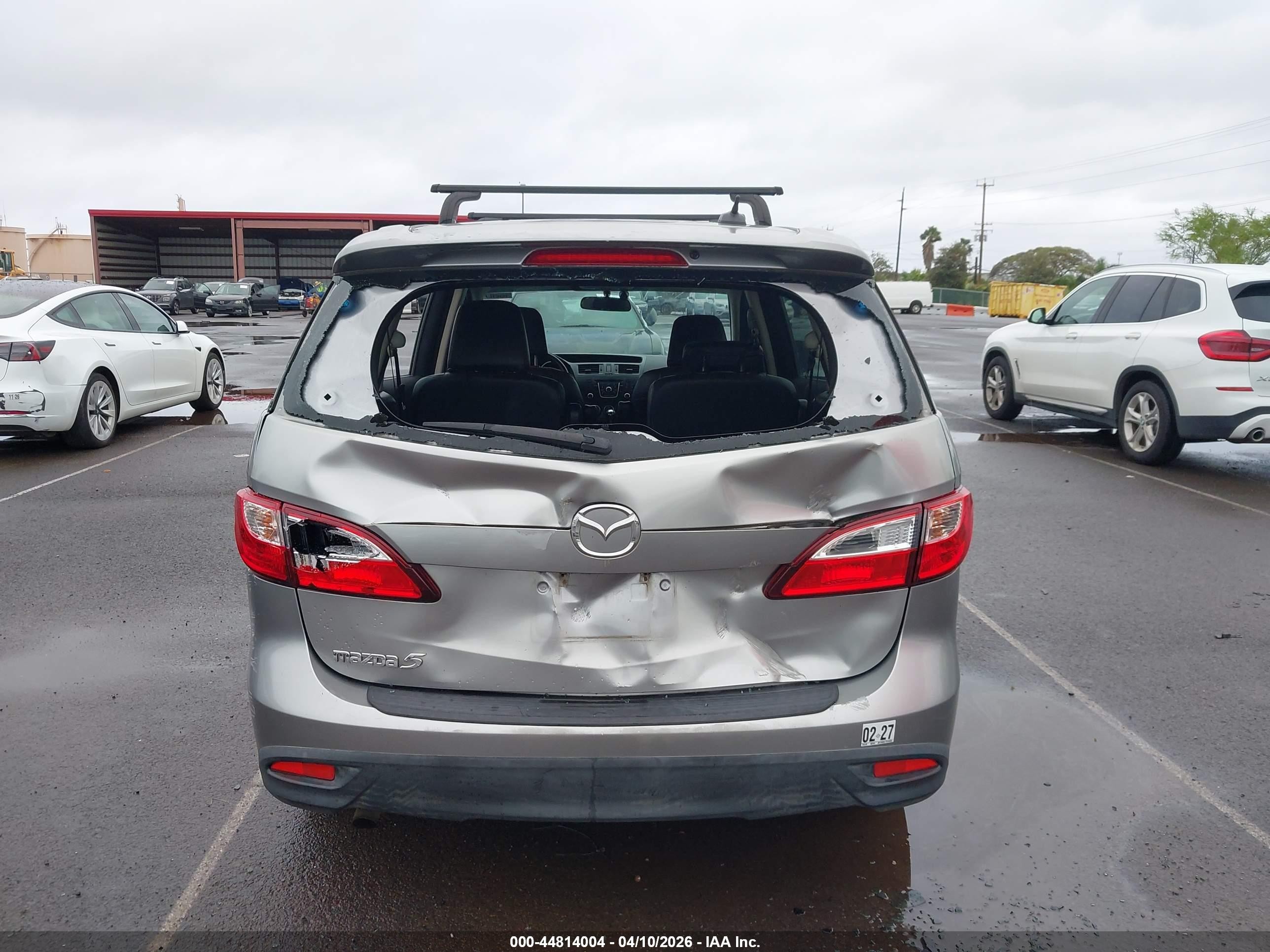 2012 Mazda Mazda5 Grand Touring Gray vin: JM1CW2DL1C0102634