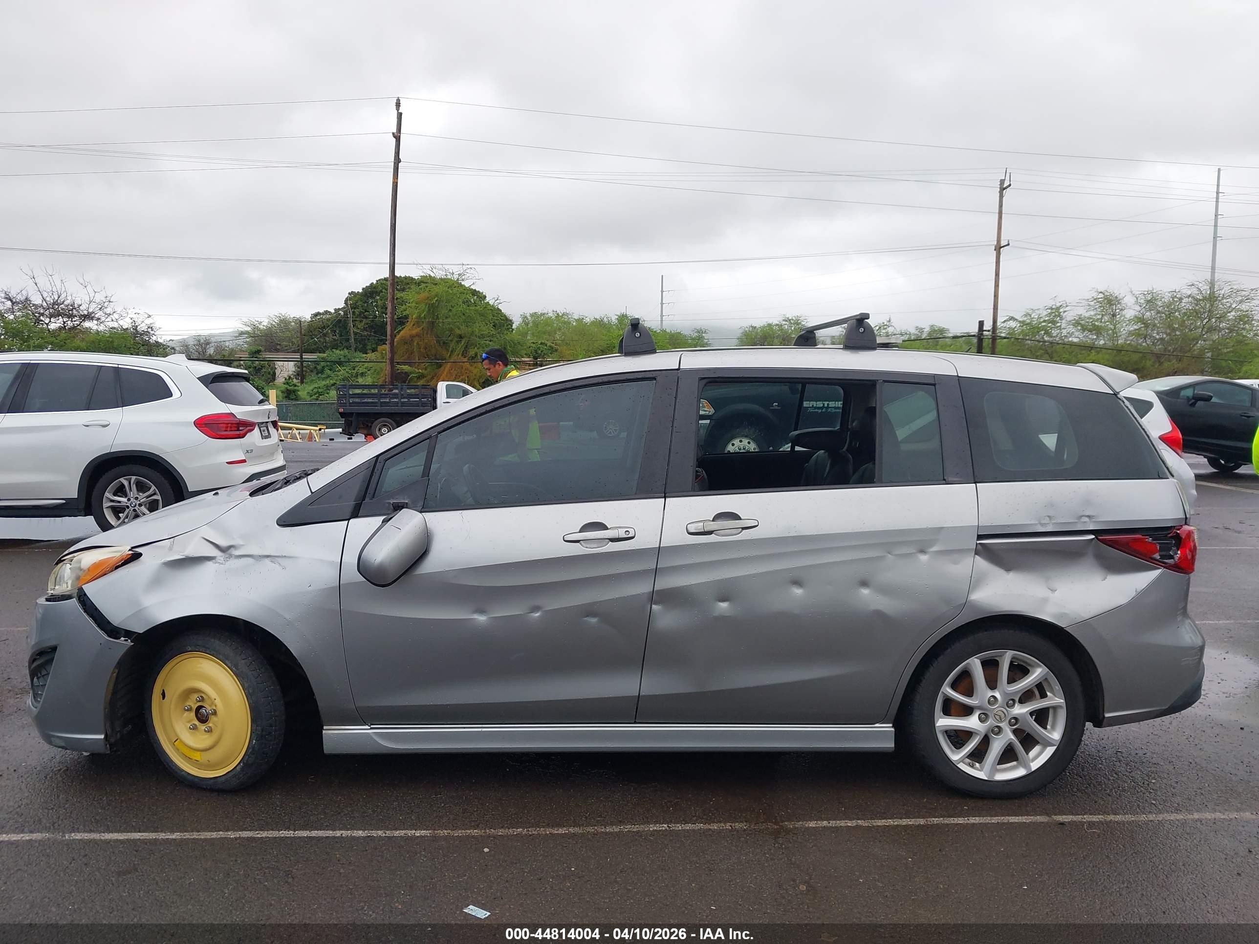 2012 Mazda Mazda5 Grand Touring Gray vin: JM1CW2DL1C0102634