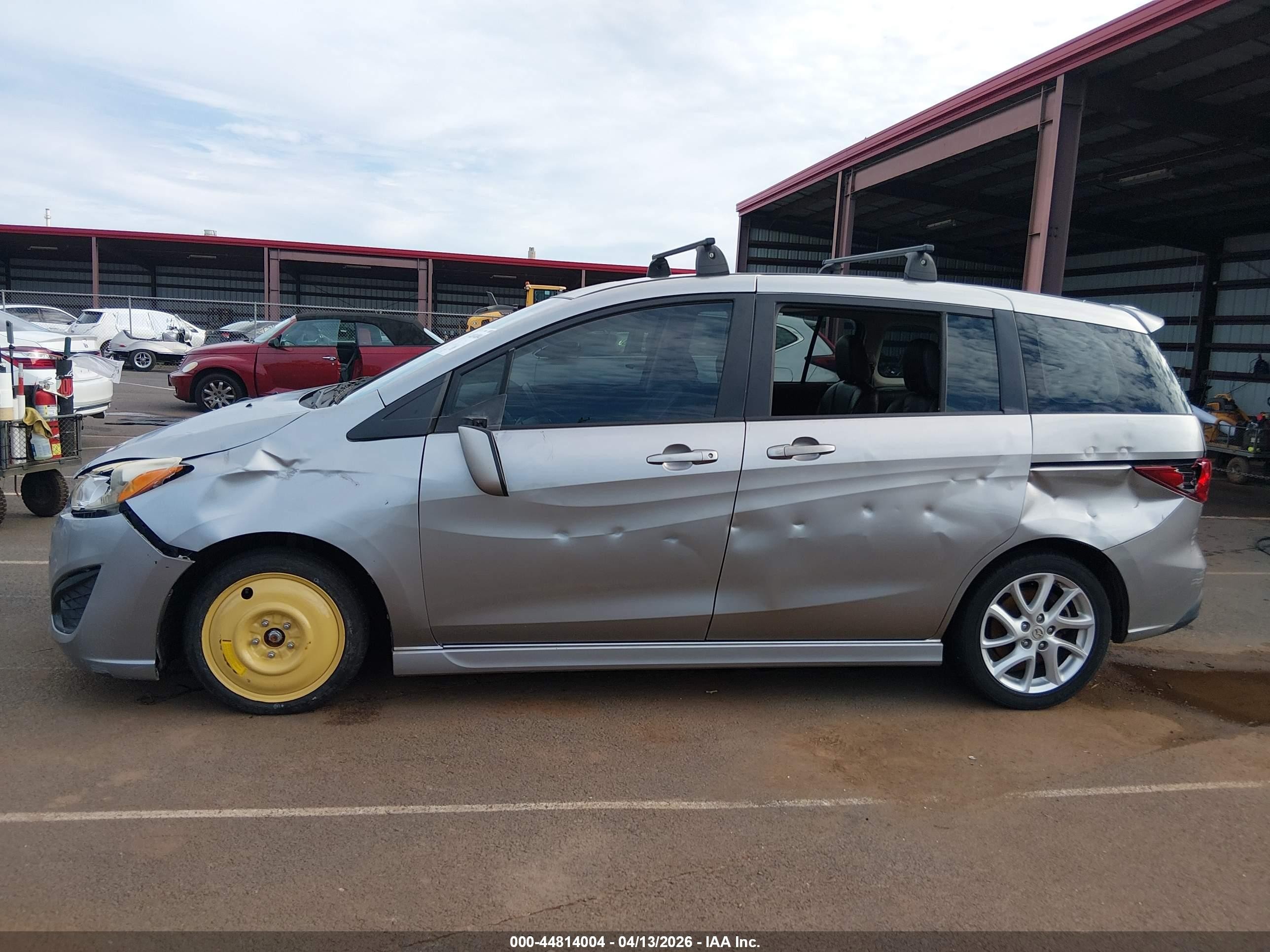 2012 Mazda Mazda5 Grand Touring Gray vin: JM1CW2DL1C0102634