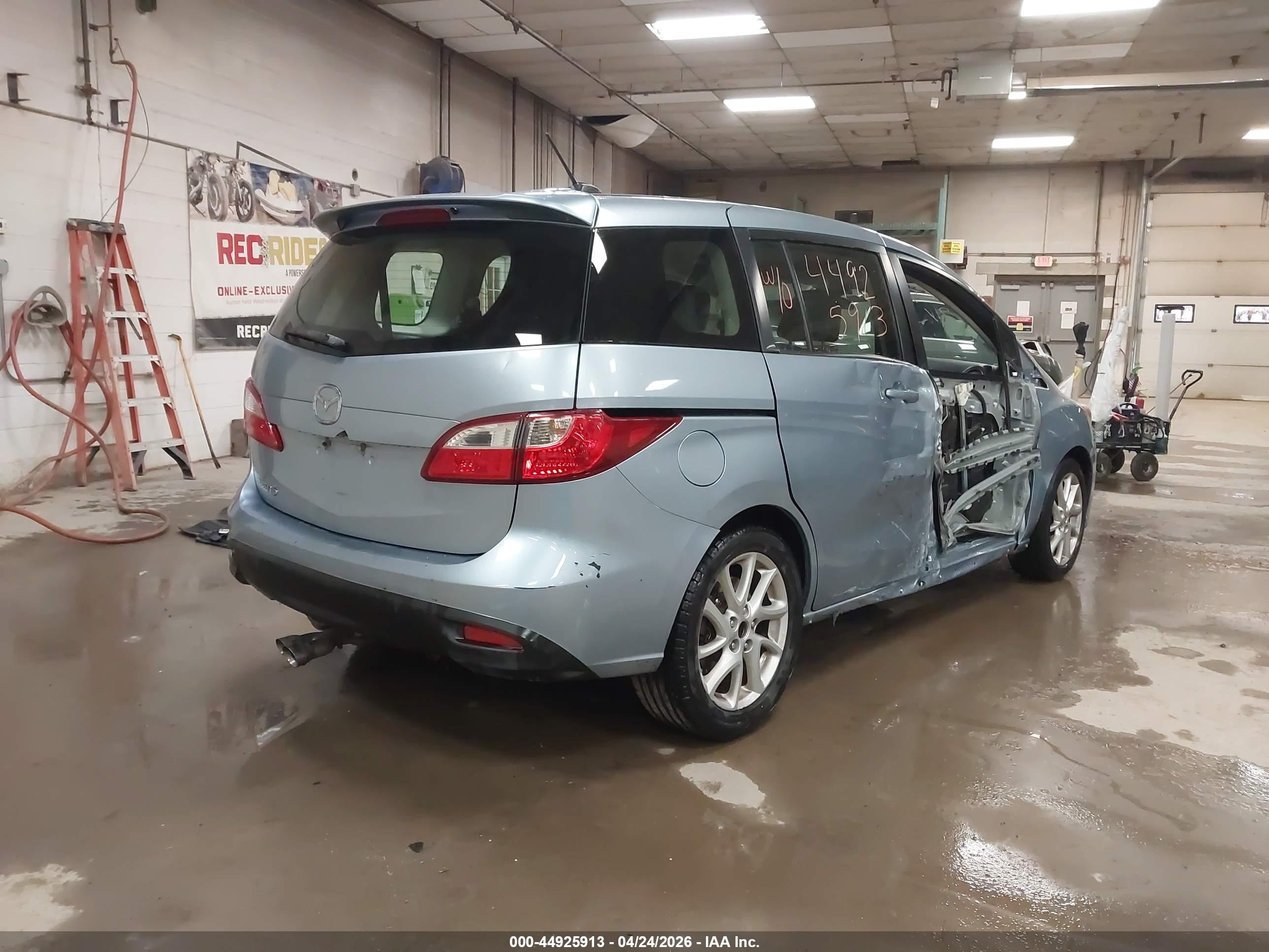 2012 Mazda Mazda5 Grand Touring Light Blue vin: JM1CW2DL1C0123029