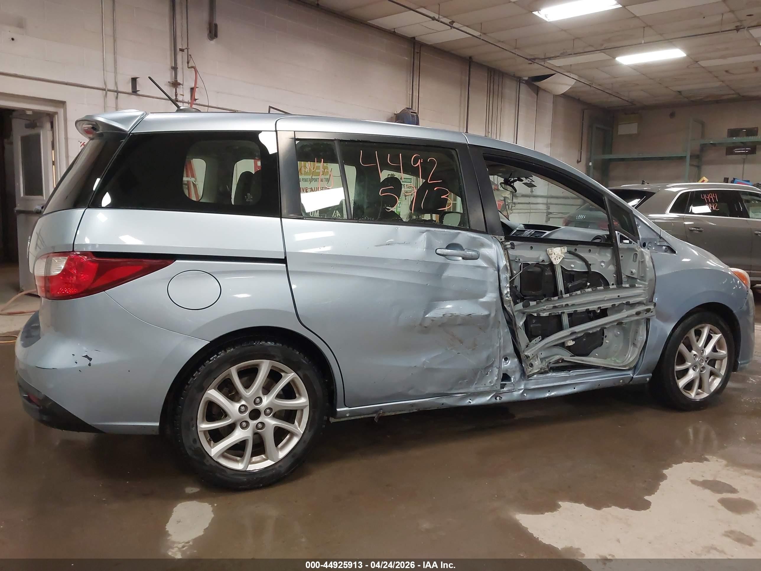 2012 Mazda Mazda5 Grand Touring Light Blue vin: JM1CW2DL1C0123029