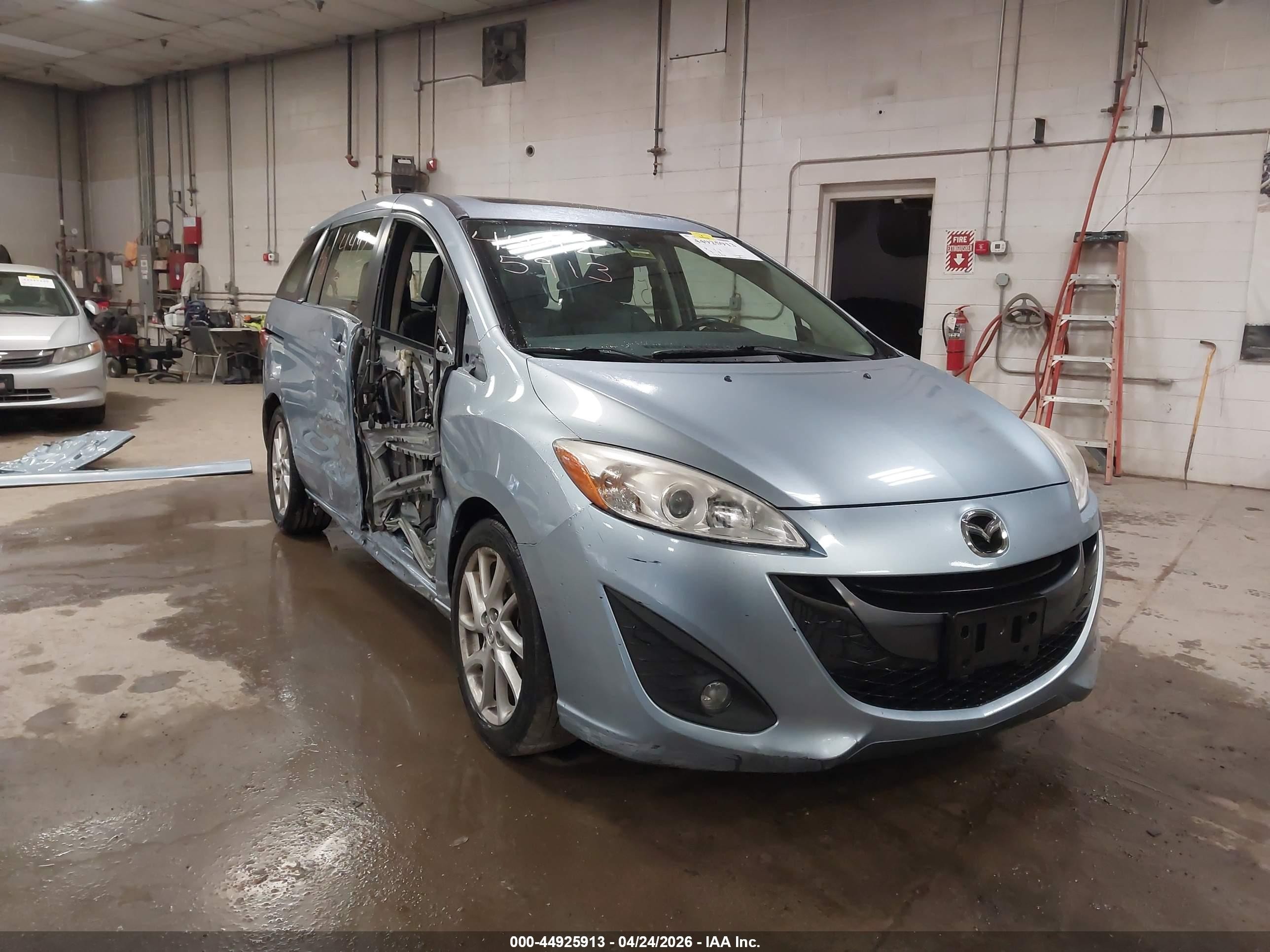 2012 Mazda Mazda5 Grand Touring Light Blue vin: JM1CW2DL1C0123029