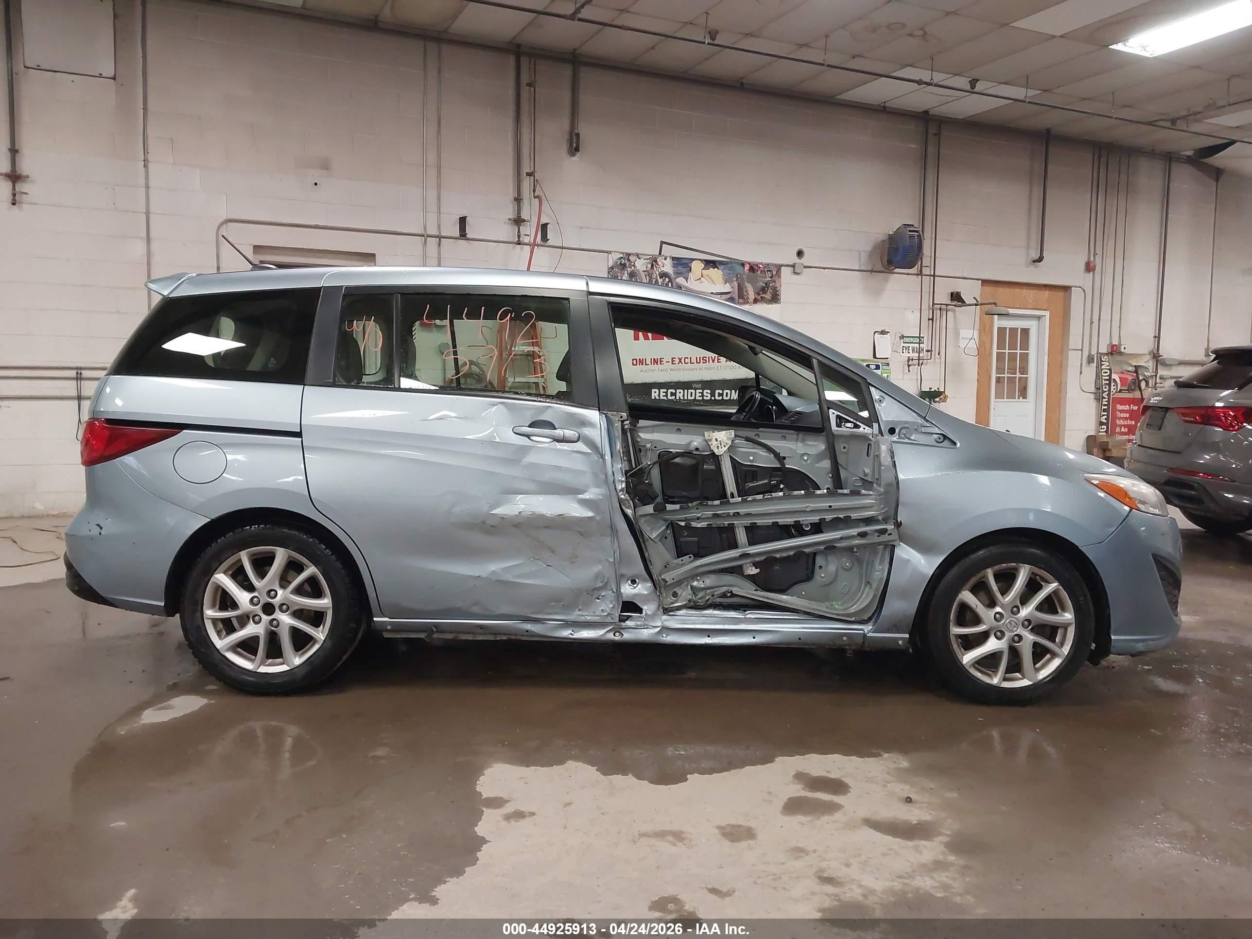 2012 Mazda Mazda5 Grand Touring Light Blue vin: JM1CW2DL1C0123029