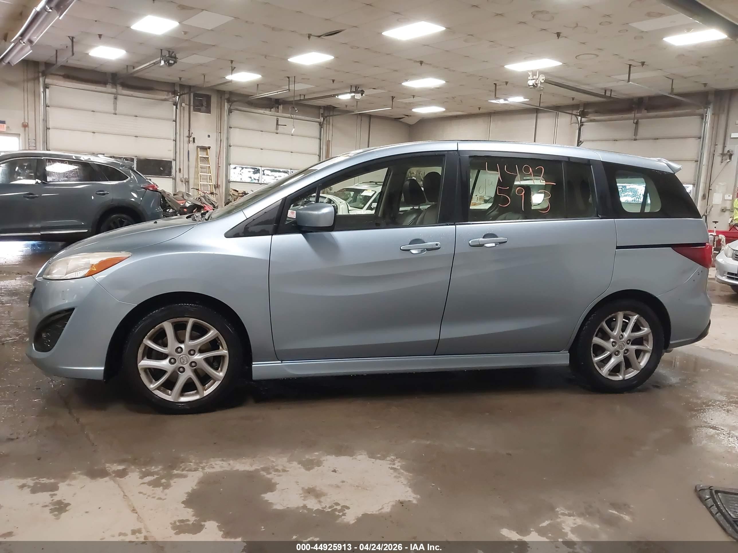 2012 Mazda Mazda5 Grand Touring Light Blue vin: JM1CW2DL1C0123029