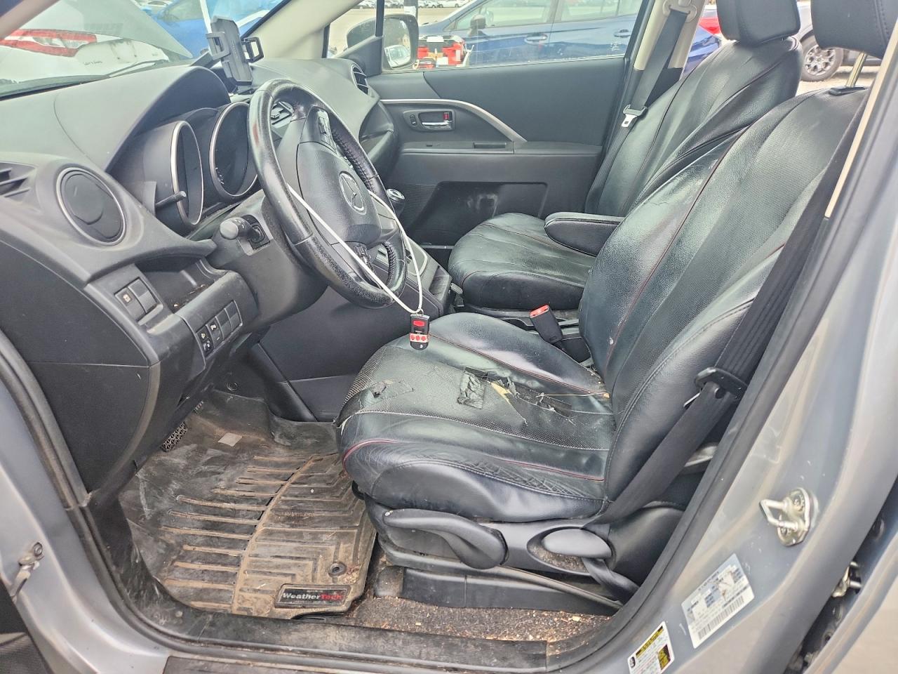 2013 Mazda 5 Silver vin: JM1CW2DL1D0148174