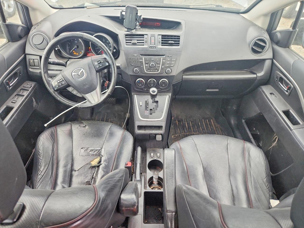 2013 Mazda 5 Silver vin: JM1CW2DL1D0148174