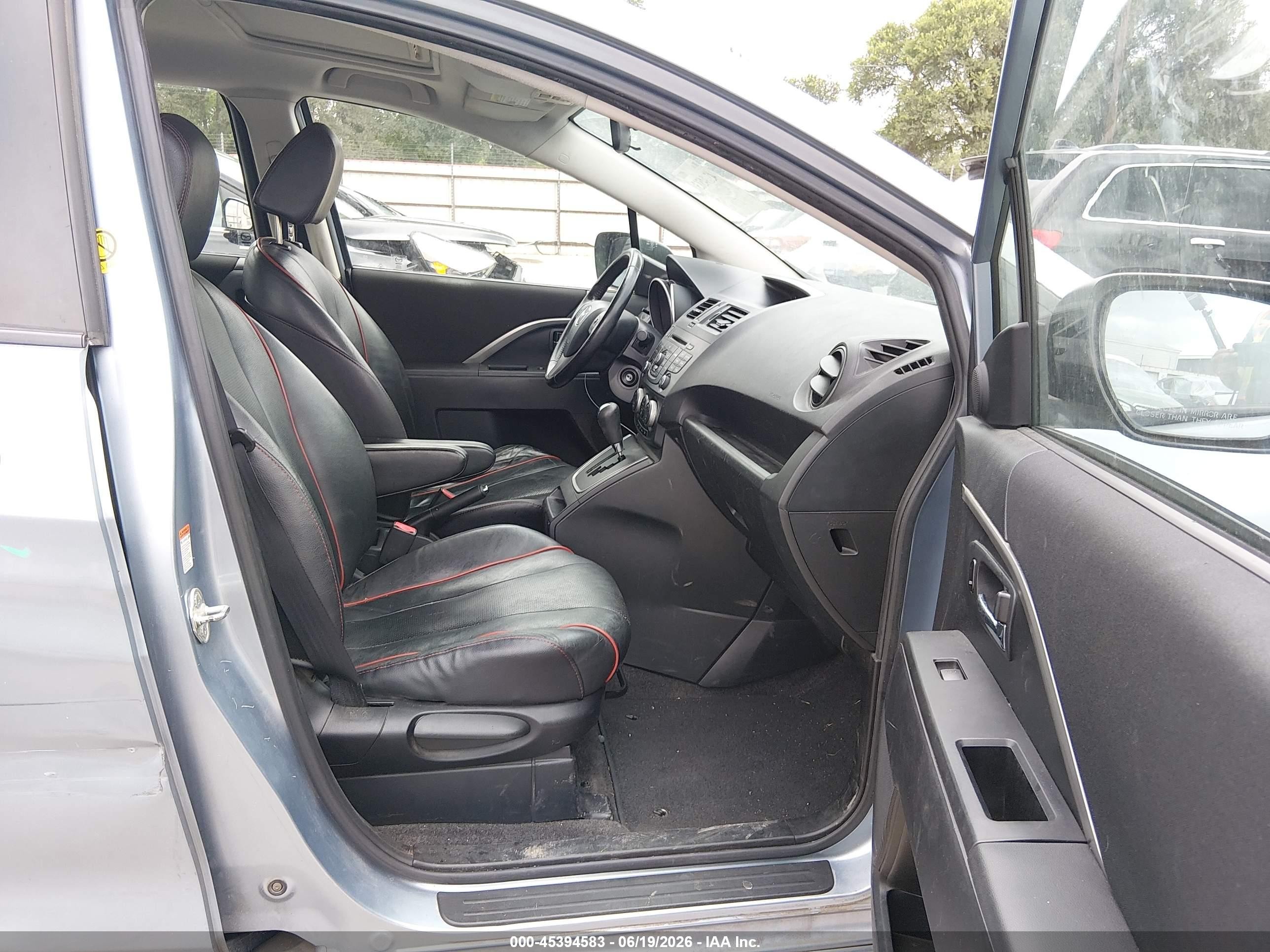 2012 Mazda Mazda5 Grand Touring Light Blue vin: JM1CW2DL2C0106384