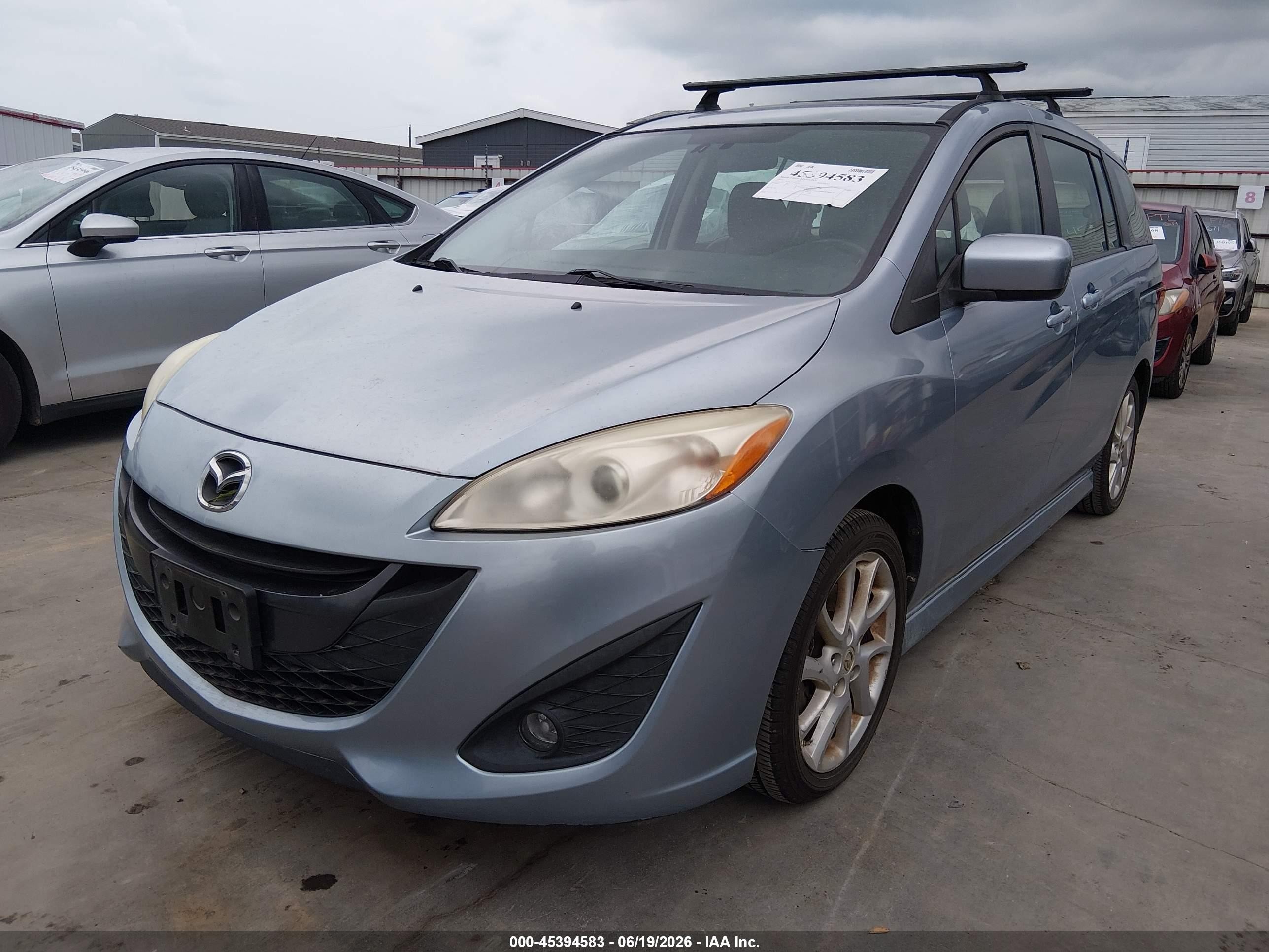 2012 Mazda Mazda5 Grand Touring Light Blue vin: JM1CW2DL2C0106384