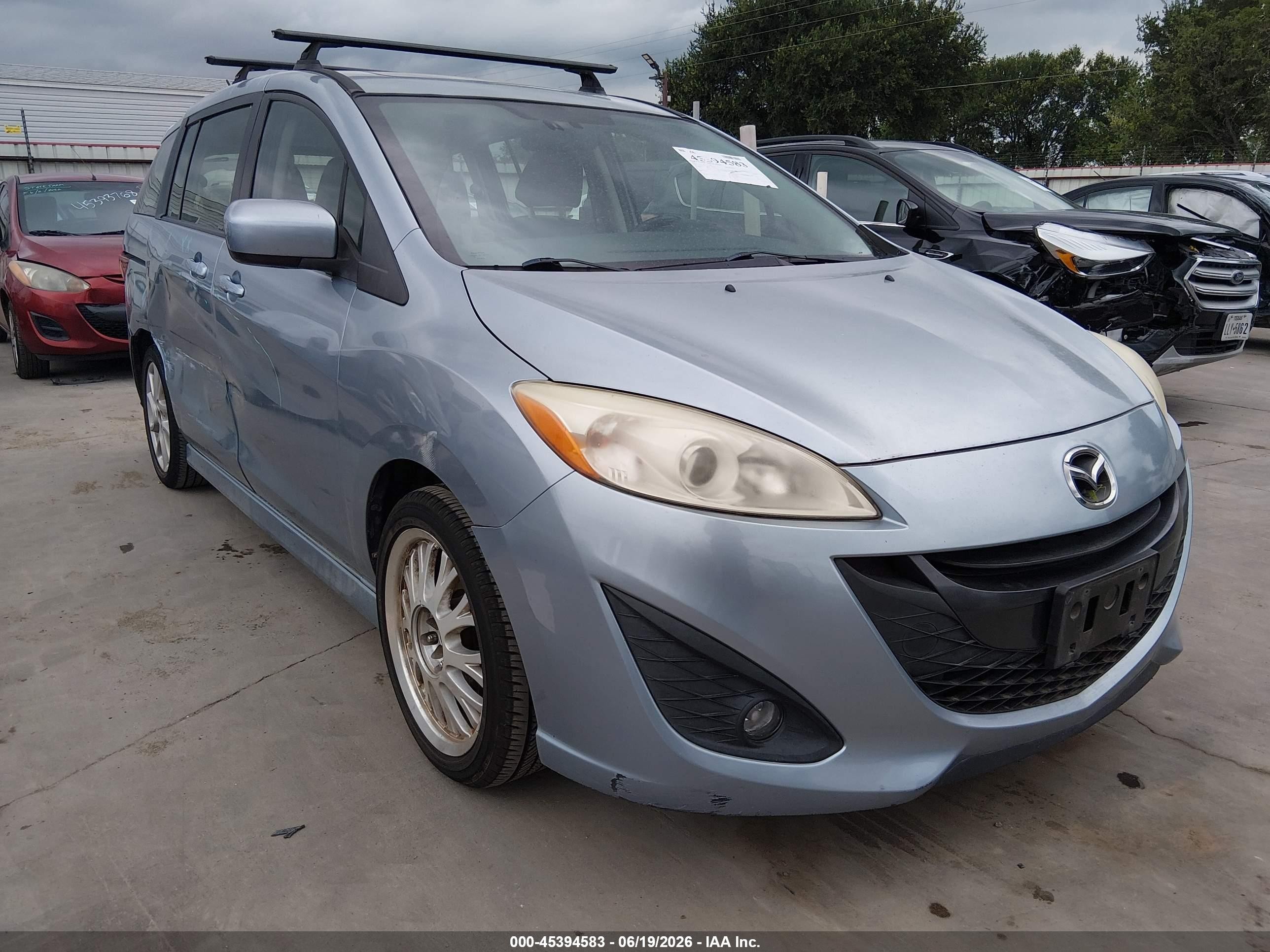 2012 Mazda Mazda5 Grand Touring Light Blue vin: JM1CW2DL2C0106384