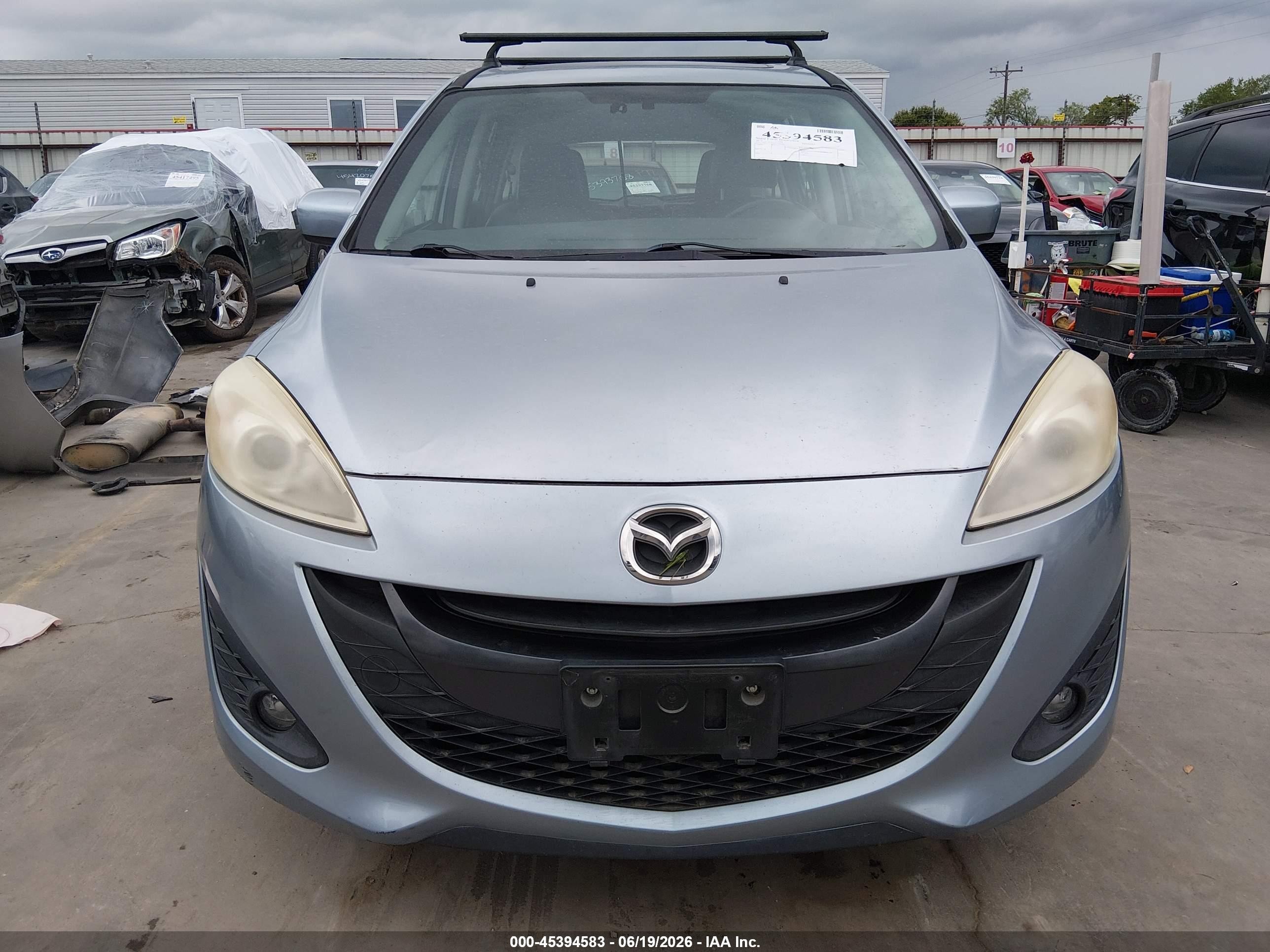 2012 Mazda Mazda5 Grand Touring Light Blue vin: JM1CW2DL2C0106384