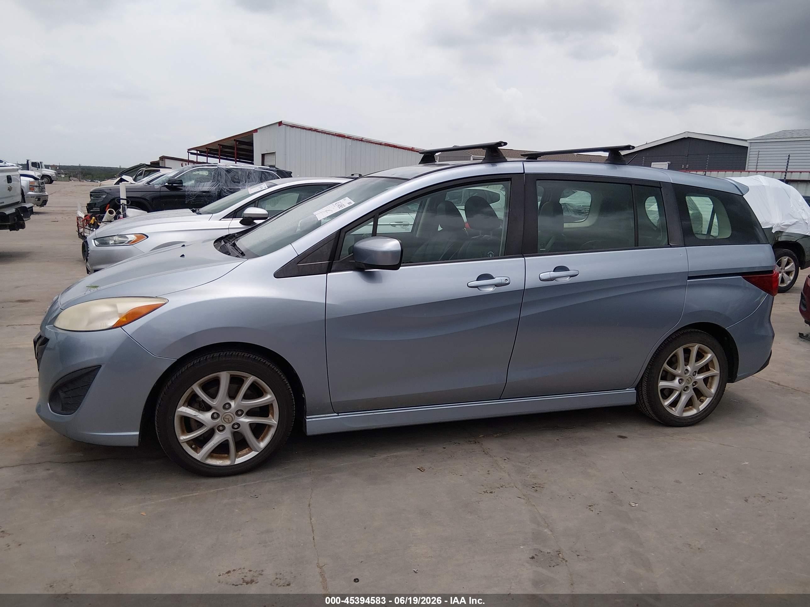 2012 Mazda Mazda5 Grand Touring Light Blue vin: JM1CW2DL2C0106384