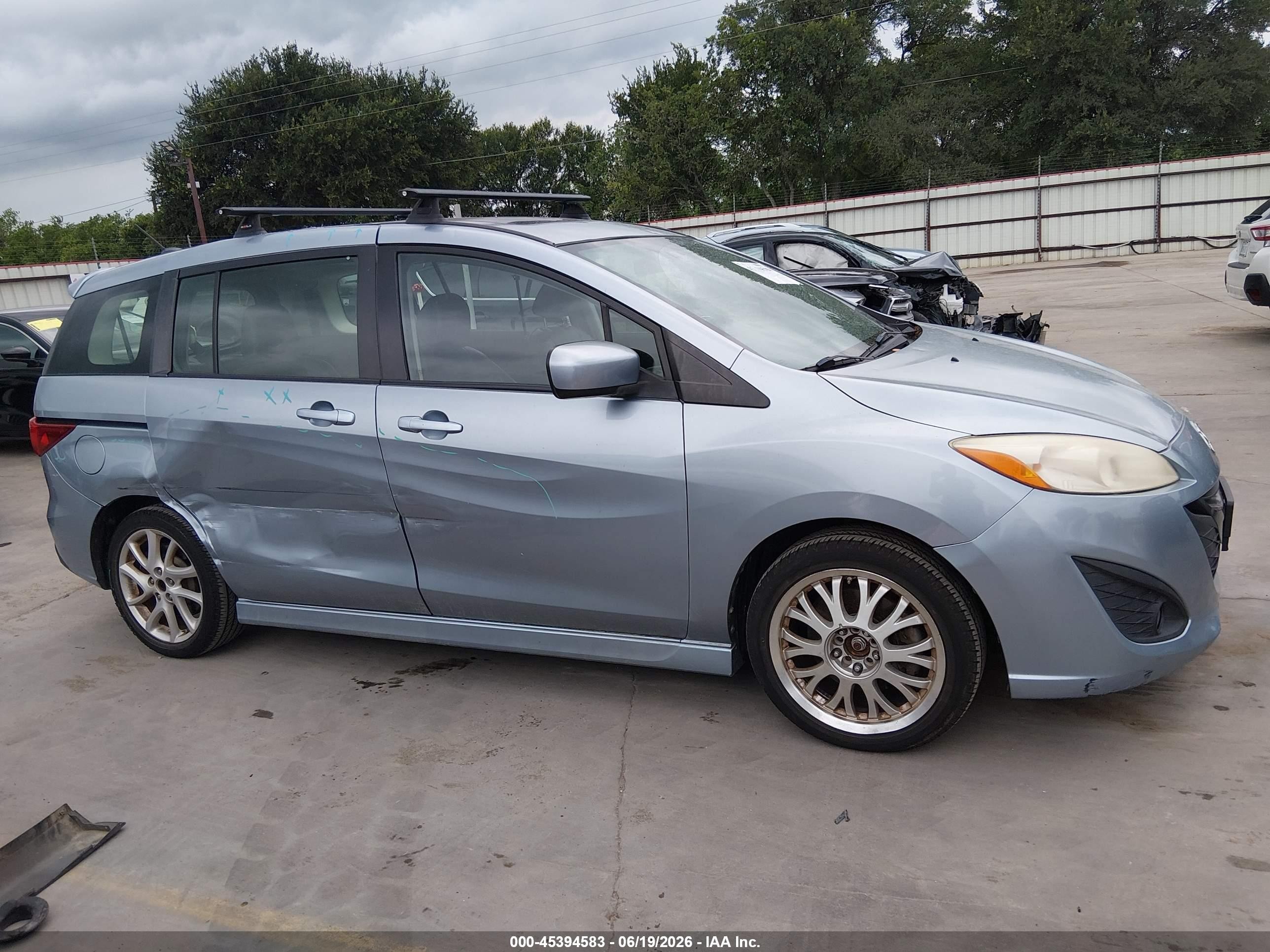 2012 Mazda Mazda5 Grand Touring Light Blue vin: JM1CW2DL2C0106384