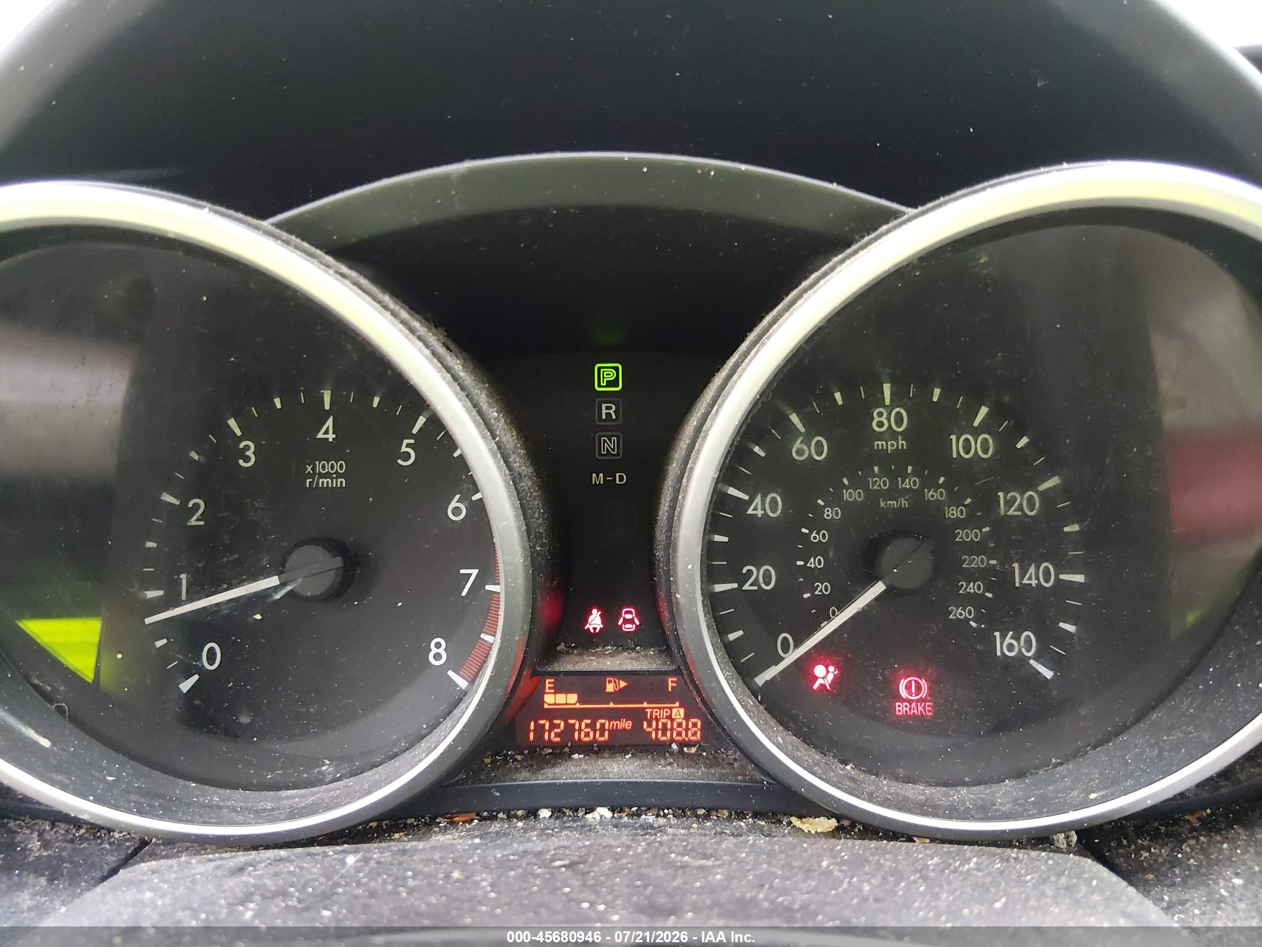 2012 Mazda Mazda5 Grand Touring Gray vin: JM1CW2DL2C0108989