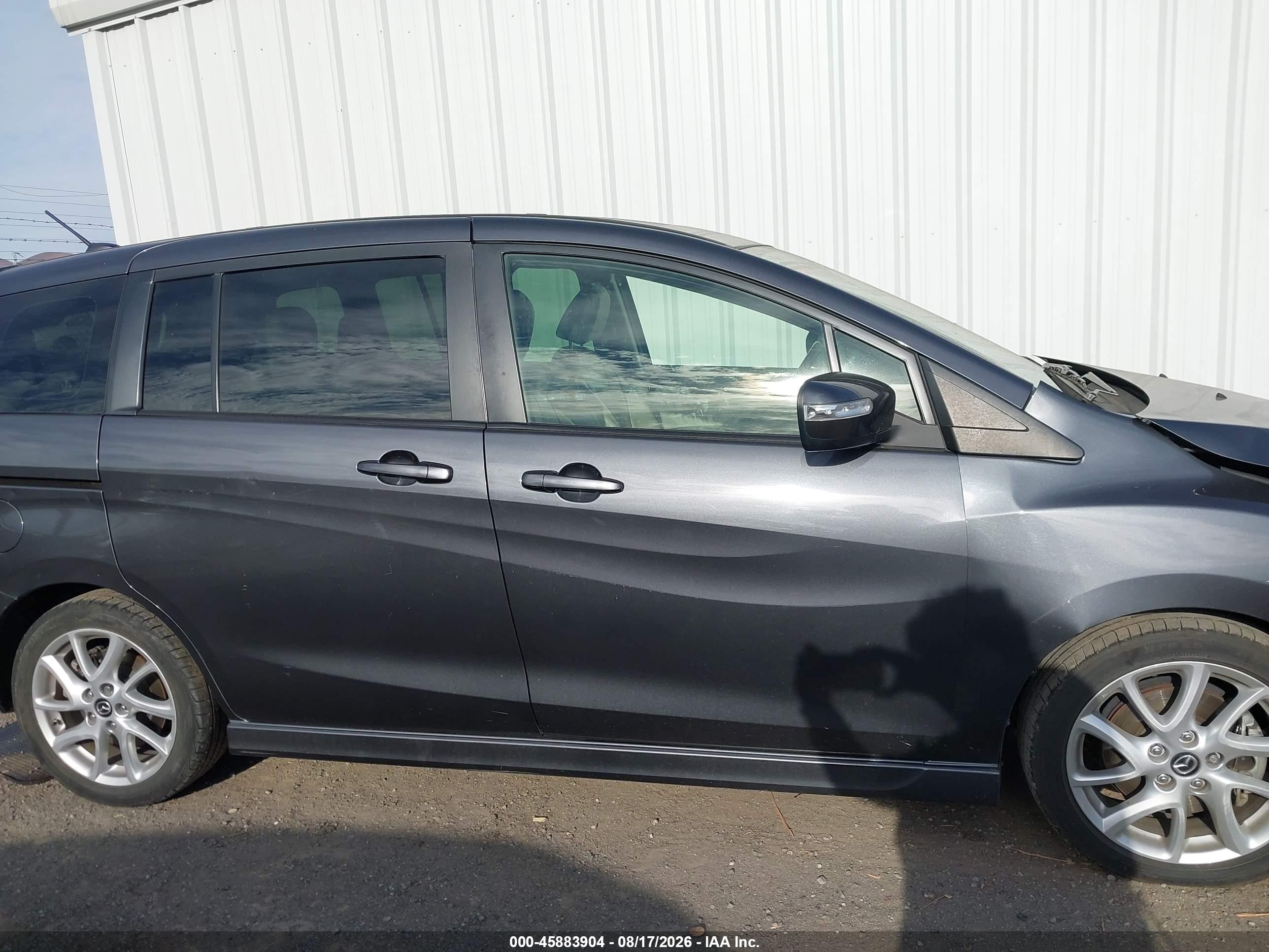 2013 Mazda Mazda5 Grand Touring Gray vin: JM1CW2DL2D0156154