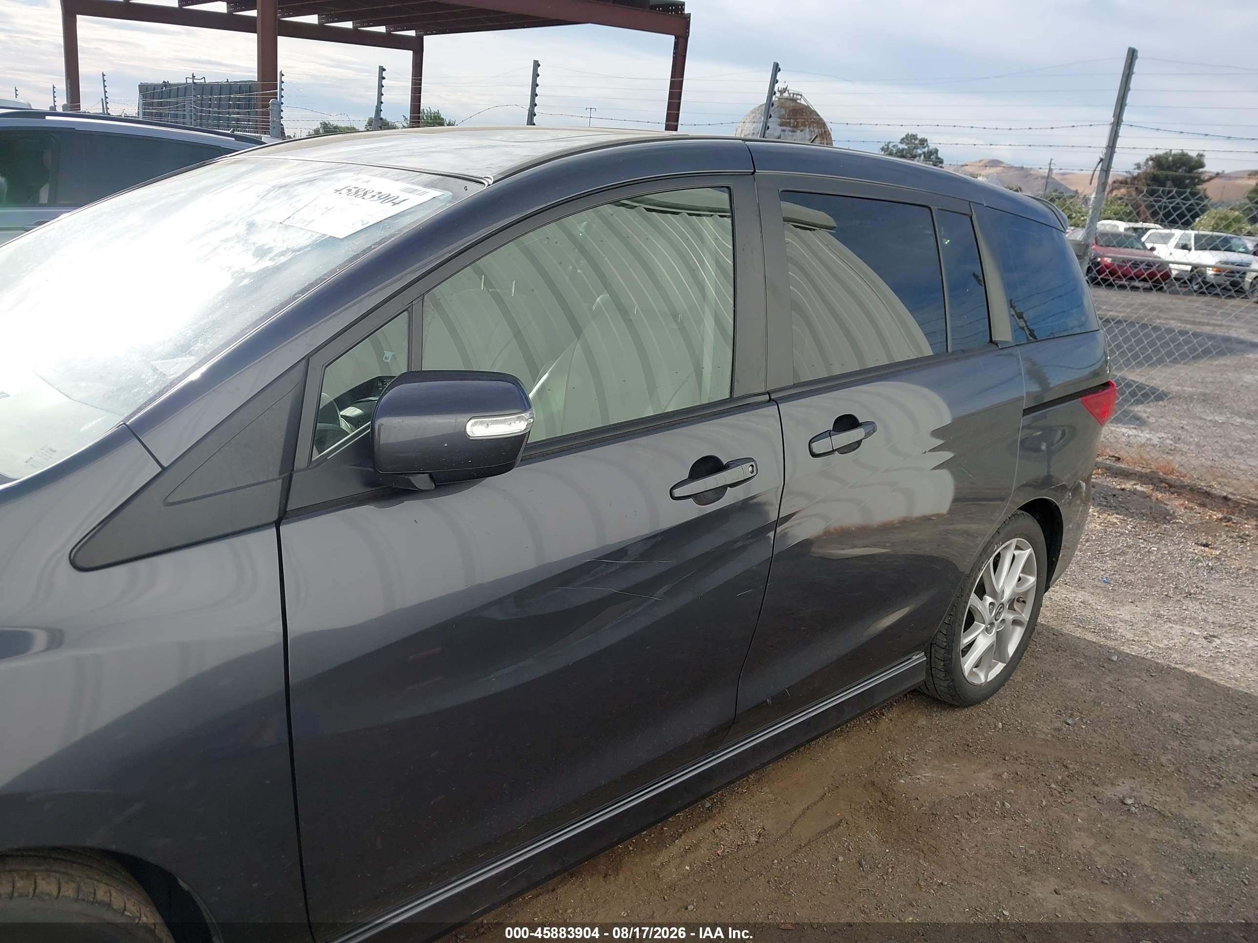 2013 Mazda Mazda5 Grand Touring Gray vin: JM1CW2DL2D0156154