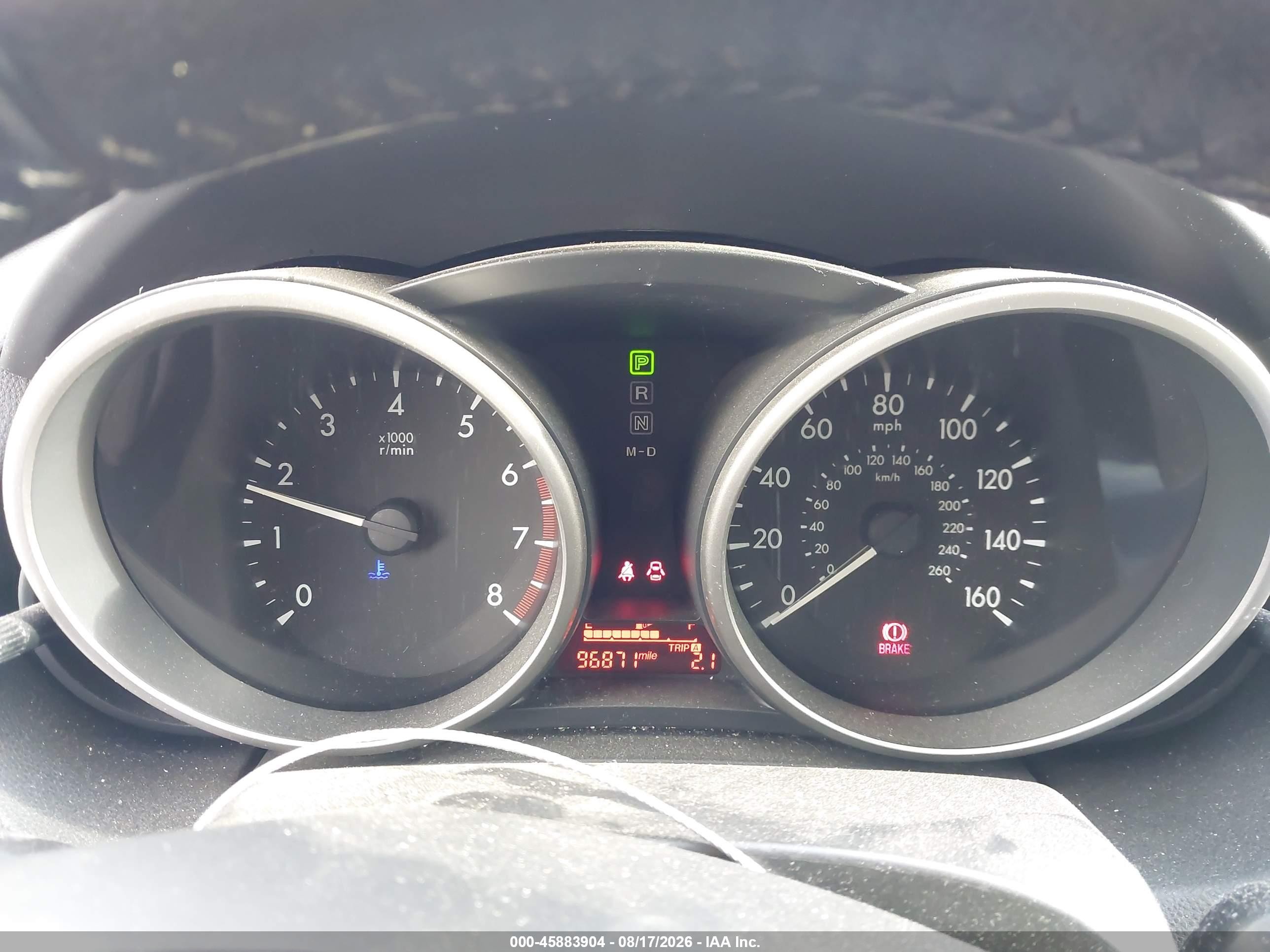 2013 Mazda Mazda5 Grand Touring Gray vin: JM1CW2DL2D0156154