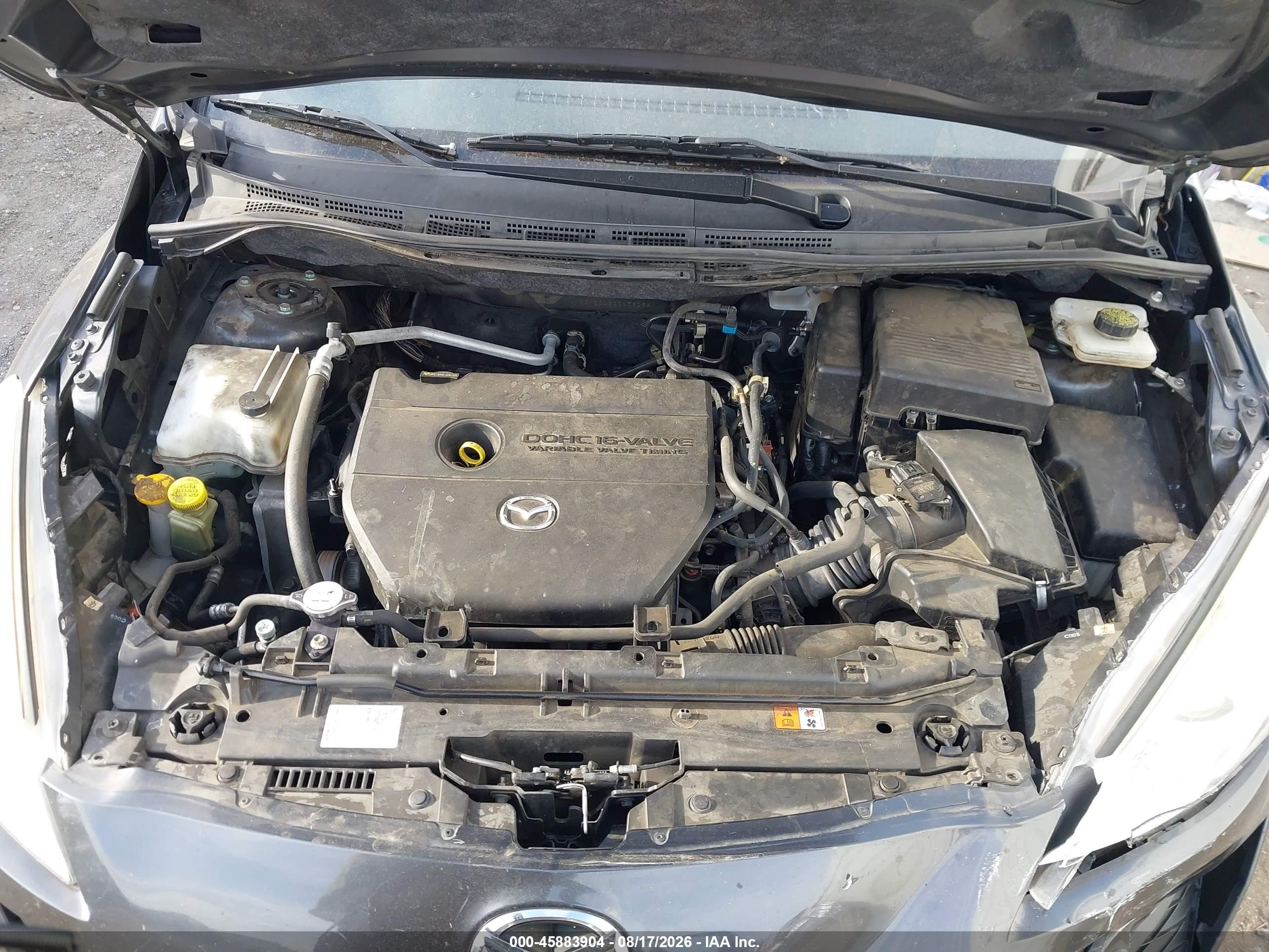 2013 Mazda Mazda5 Grand Touring Gray vin: JM1CW2DL2D0156154