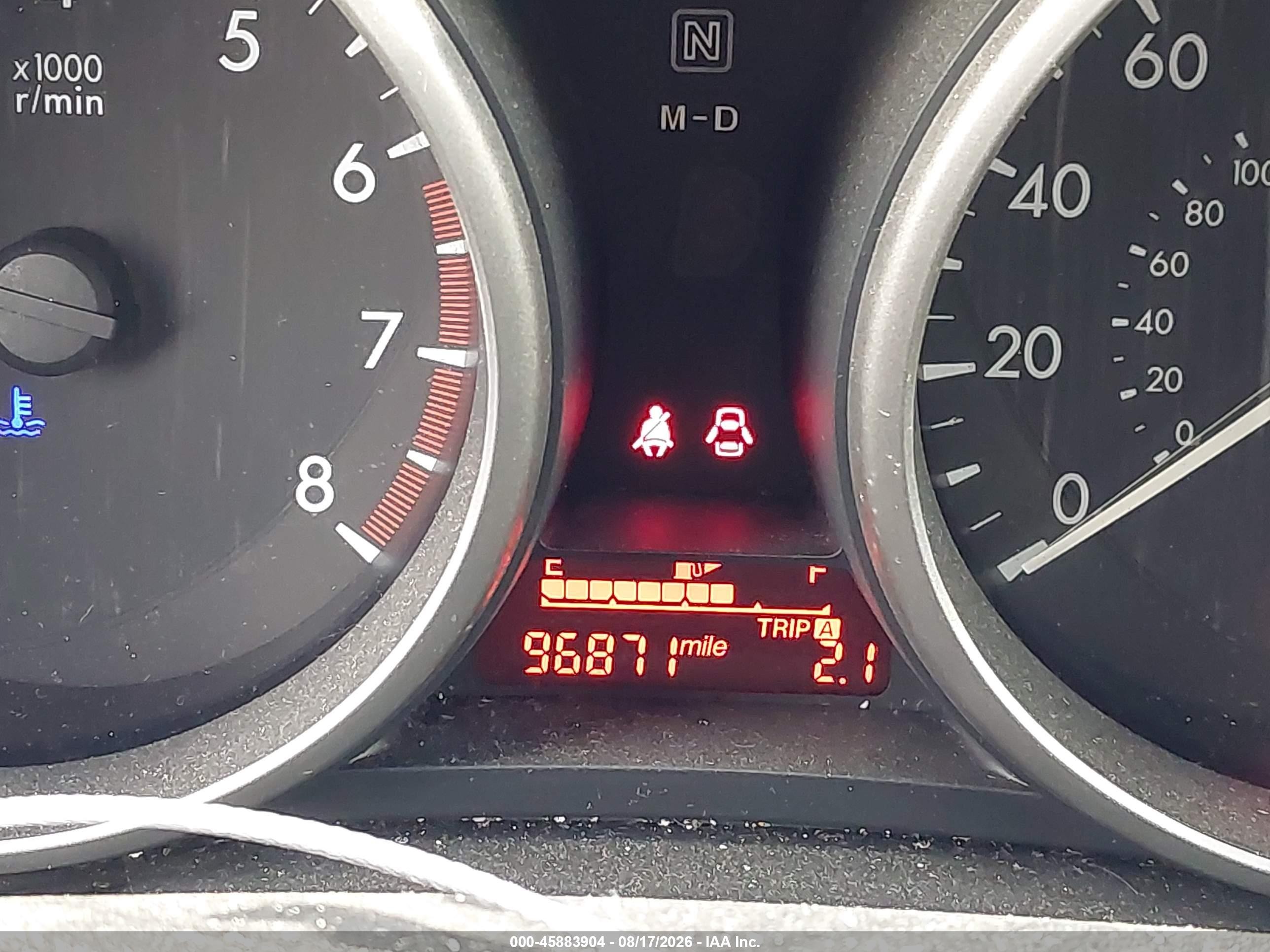 2013 Mazda Mazda5 Grand Touring Gray vin: JM1CW2DL2D0156154