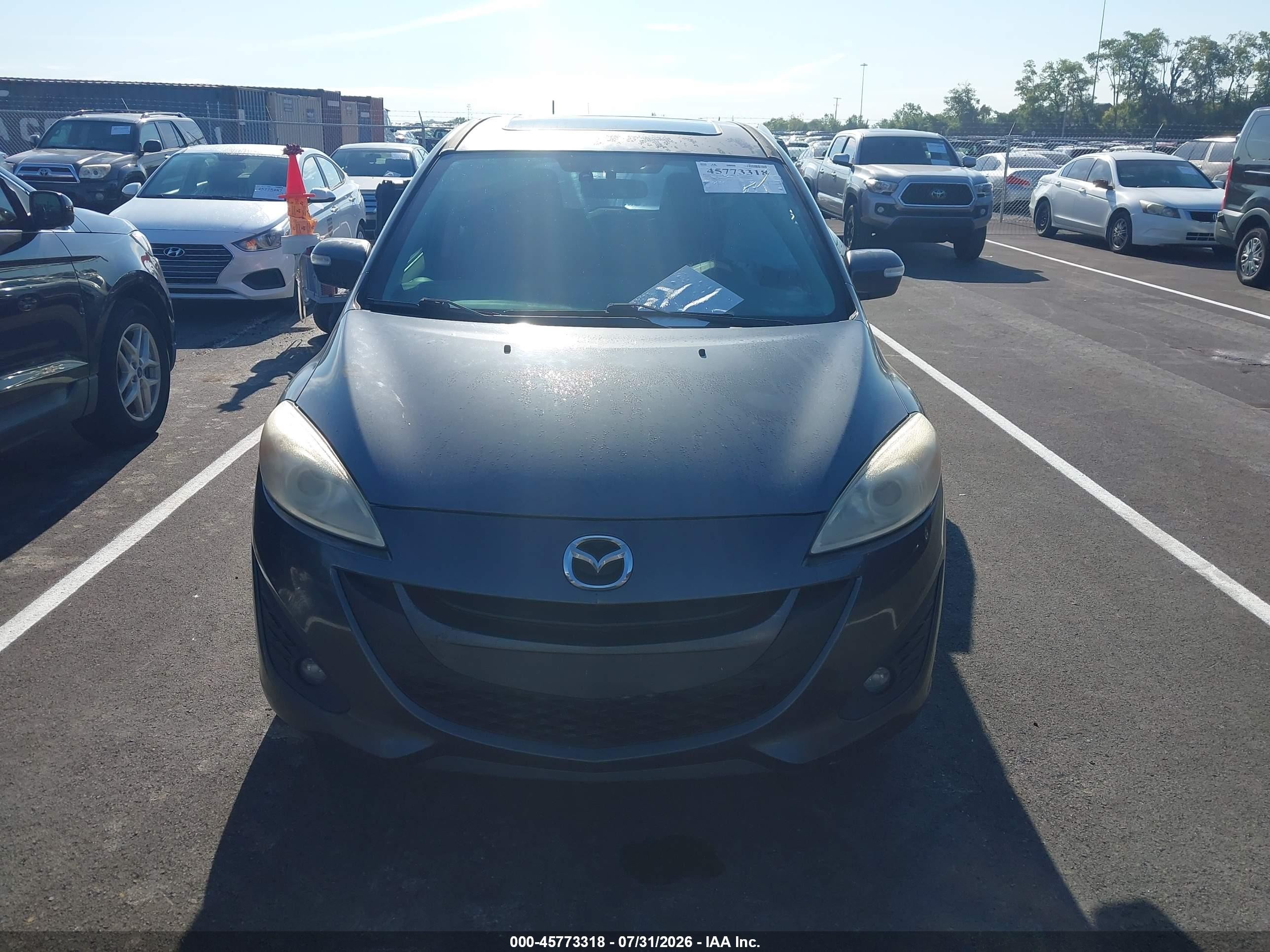 2014 Mazda Mazda5 Grand Touring Gray vin: JM1CW2DL3E0173014